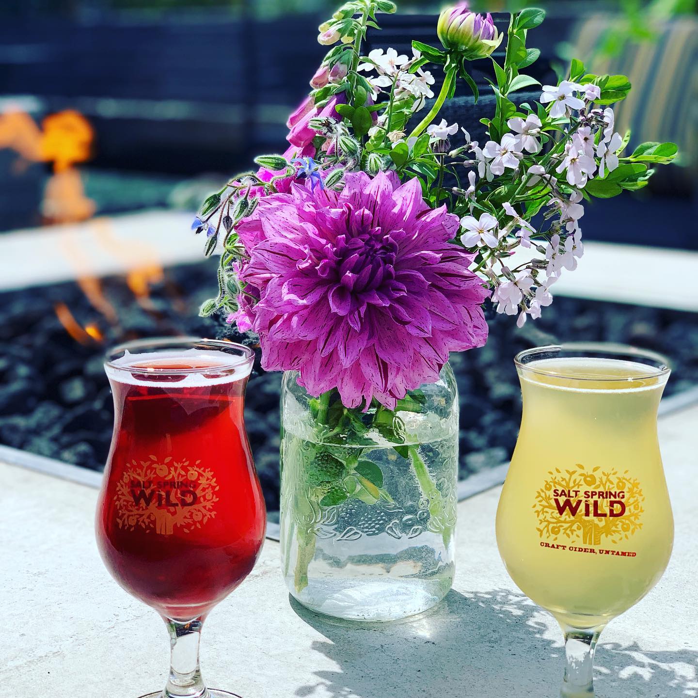 Feel like kicking back and having a cider by the fire, Well Woodley’s now has Salt Spring Wild semi dry and elder berry on tap! So come down and relax on the only patio with a TV that plays all your favourite sports!