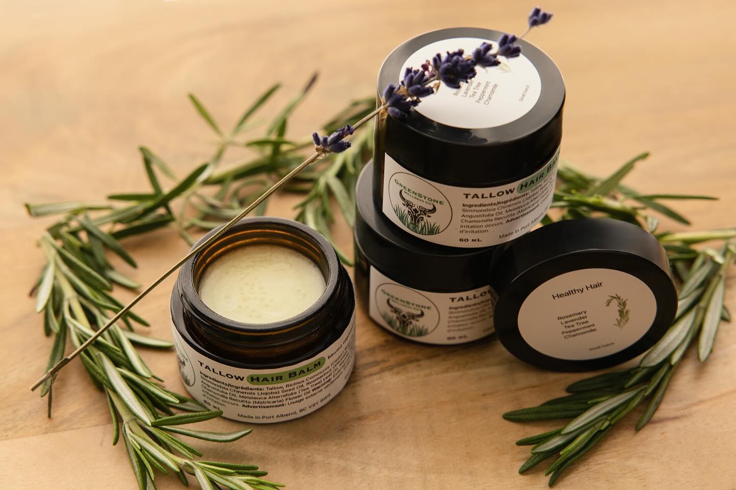 Tallow Hair Balm
Nourish your hair naturally with this luxurious hair balm. Made with 100% grass-fed tallow from suet and powerhouse ingredients like argan oil, castor oil, and jojoba oil. Use as you would any other hair oil, to tackle dry ends, pre-shampoo treatment, or tame frizz.
Available in a fresh rosemary and peppermint scent.
🐮 100% grass-fed beef suet
🌿 natural hair care made in small batch
🇨🇦 ingredients from Vancouver Island farmers
📸 photography by: @fontainephotography_
See website or DM for more details! Link in bio
#grassfedtallow #tallowhairbalm #localbusiness #smallbusiness #supportlocal #naturalhaircare #tallowbalm #localingredients #smallbiz #smallbusinessowner