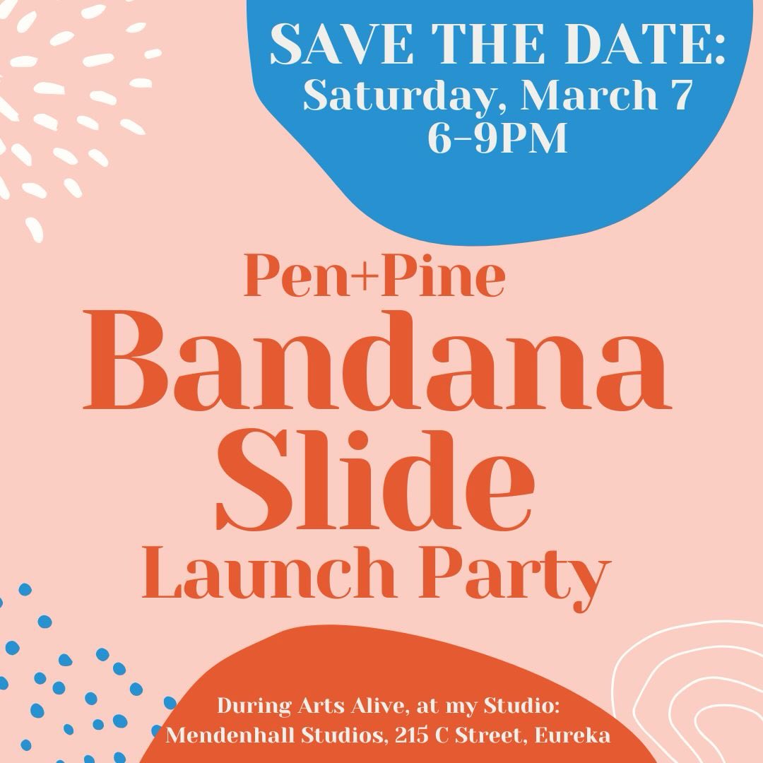 Save the date - during March Arts Alive I’ll be launching my new bandana slides (a collaboration with @deathers_leathers and @j.lopiccolo_blades). They are so cool- I can’t wait to share!
.
.
.
#bandanaslide #savethedate #collaboration #eureka #artsalive