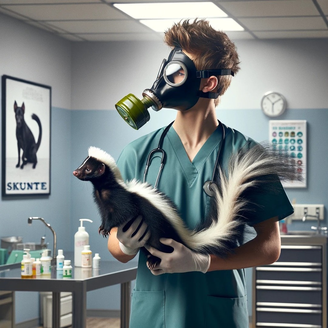 Voluntourism alert! TODAY ONLY, I'm offering a unique opportunity for hands-on care of a nearly extinct species!! As a volunteer at the Endangered Mammal Sanctuary in Cologne, Germany, you'll get 30% off air and hotel in exchange for feeding and bathing the Mephitis colognius, a.k.a. the mohawk skunk. You'll also receive a monogrammed gas mask and scrubs, a framed photo of you and your assigned skunk, and a bottle of lavender perfume or after-shave. But HURRY — only a few more spots are available! Sound good? Tag a friend!! And call me!!