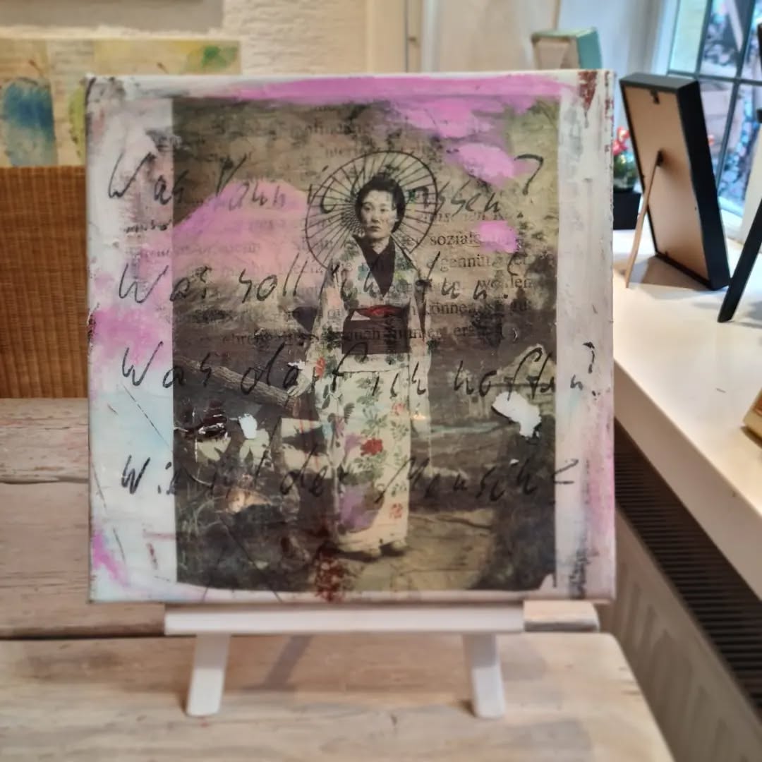 "Was darf ich hoffen?" Von Sabine Thatje Körber. Ein Bild aus ihrer Serie.
#bremen #Acryl #resign #Gefühl #Japan #malerei #Kunst #Galerie