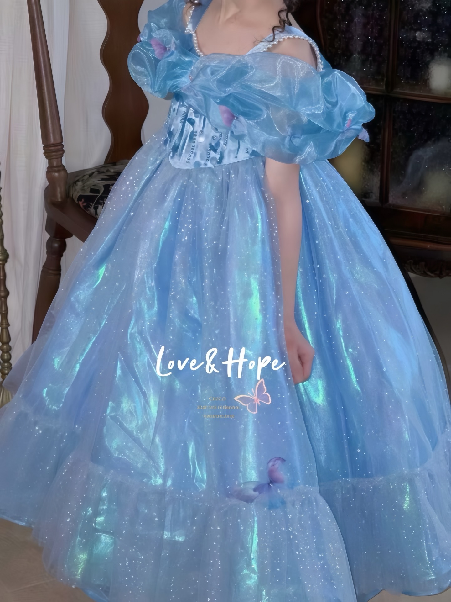Was that a mermaid butterfly🦋?
🔎:CC26BD009
#butterflydress #girldress #blueedition