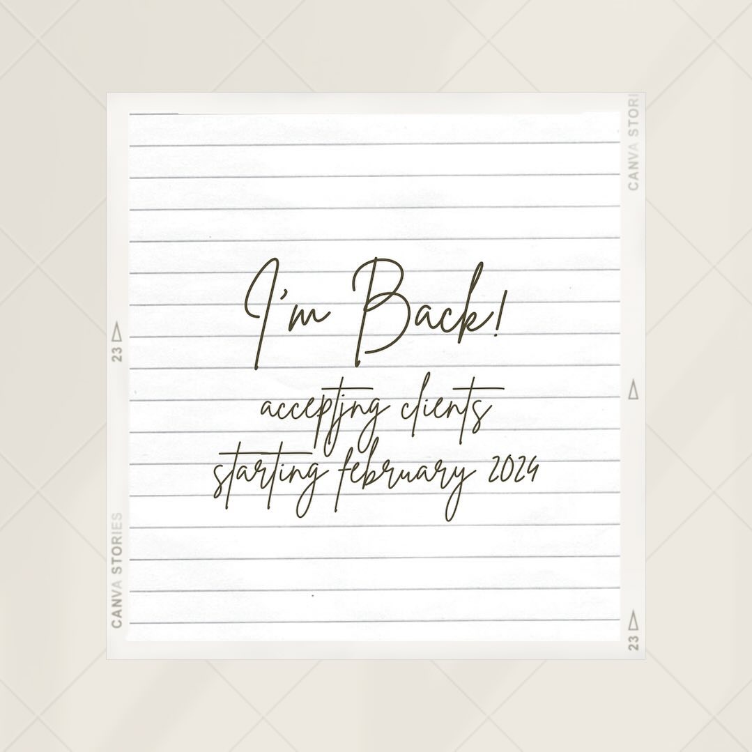 I’m back!!! 🤍 and am soo excited to be accepting clients with due dates in February 2024 and onwards!
It’s been so special having this time with my girls and space to adapt to being a mom of two. I have grown and learned so much that I can’t wait to bring with me as I enter the birth world again! I wanted to give myself a full year to make sure I can be fully present with families through their pregnancy, labour and birth, and postpartum journeys. I have also added private prenatal classes to my services, you can check out my website for more details! As always, thanks for the support!🫶🏻