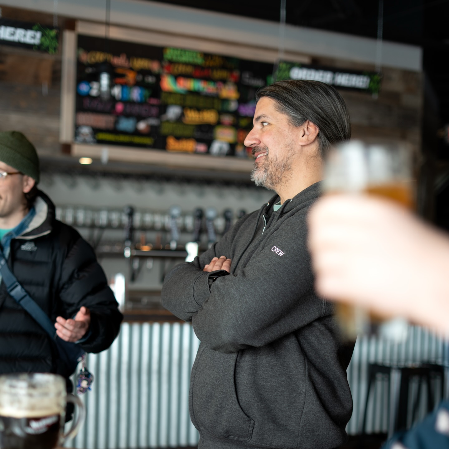 Last week, a group of Nod Hill staff and brewers took a trip over to Branford to visit @newenglandbrewing ‘s new location. Greg Radawich, NEBCO’s director of brewing operations, brought us on a tour of the newly renovated brewhouse and shared some beers with us in their beautiful new taproom.
We are super excited to announce an upcoming project with Greg and his brew team on a unique beer that pushes some boundaries of style guidelines - be on the lookout for a new English-inspired beer with an American twist.