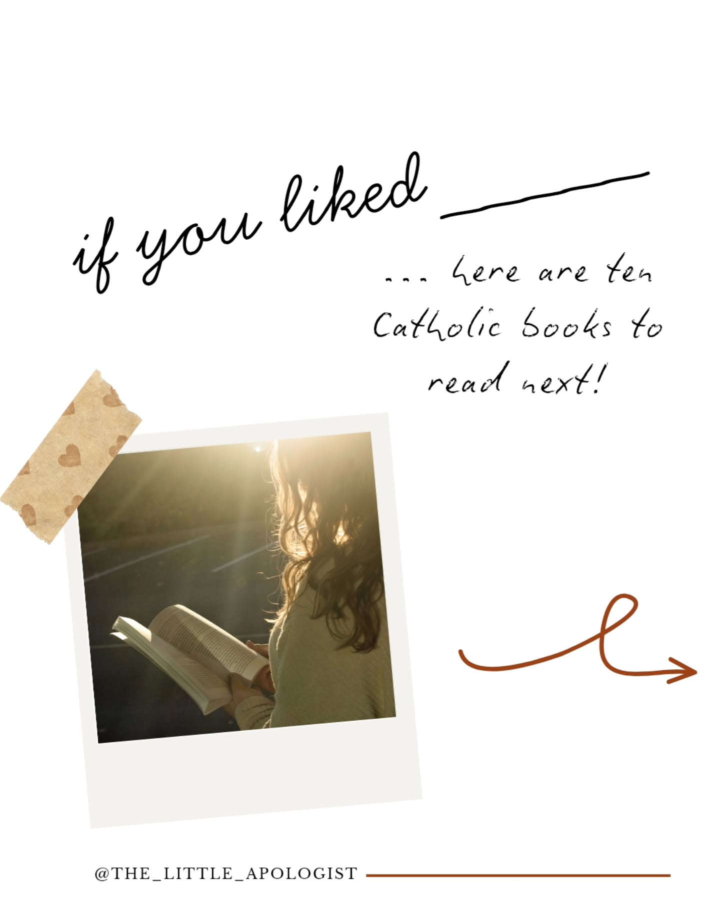 Just a few of my favorites! 🫶🏼
Have more reccomendations? Drop them in the comments!
You can find all of these books and more at the Amazon Storefront at the link in my bio. ✨
#books #catholic #thelitleapologist #bookshelf #christian