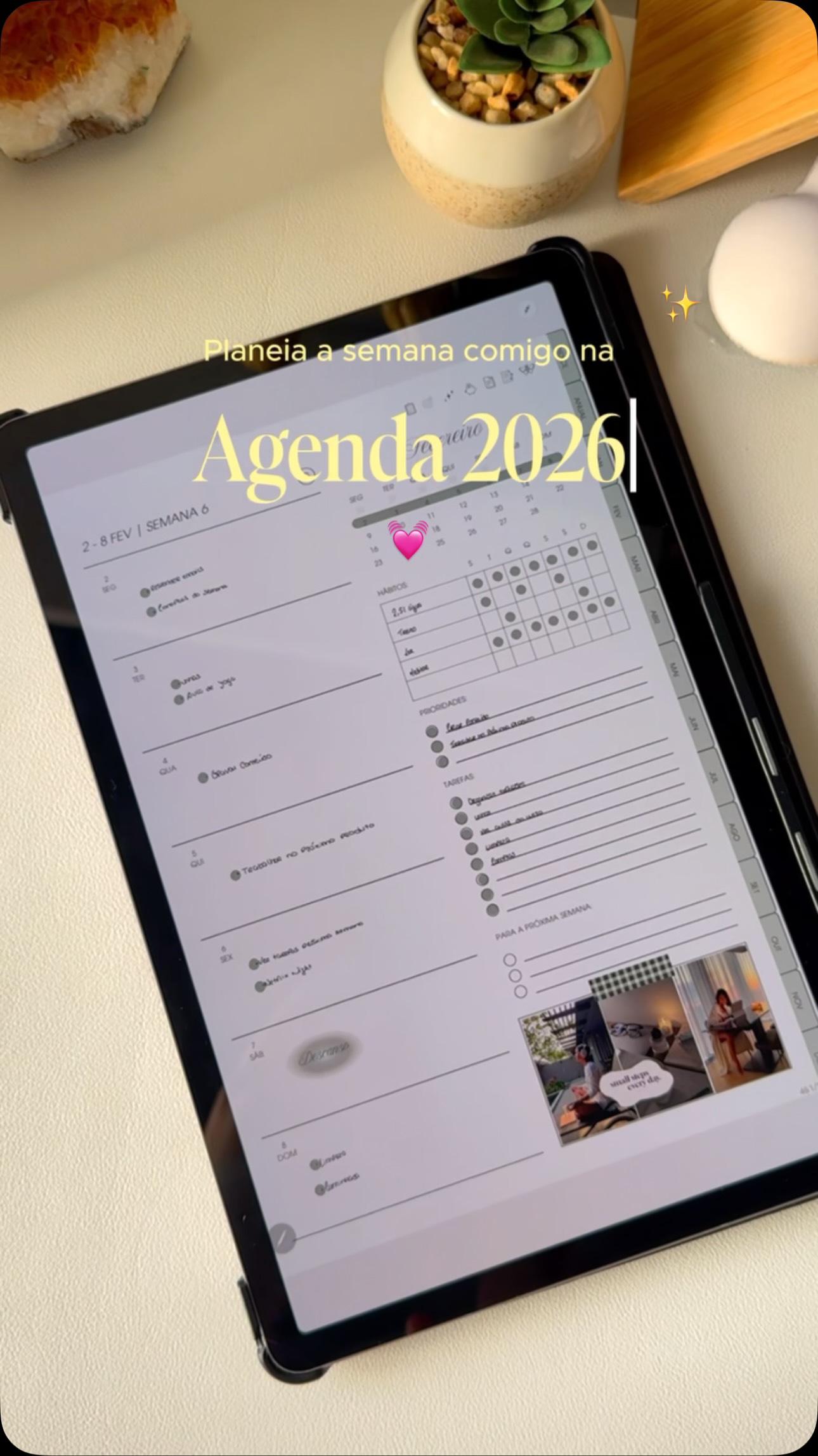 Organiza a Semana comigo, na Agenda 2026 ✨💓
Aproveita os últimos dias de Promoção na loja
📓Agenda está com 15% de Desconto 😍💕
Corre para a loja antes que termine 🫶🏻
Carrega no Link que está descrição para descobrires mais 🔗
#plannerdigital #produtividade #agenda2026 #organizacomigo