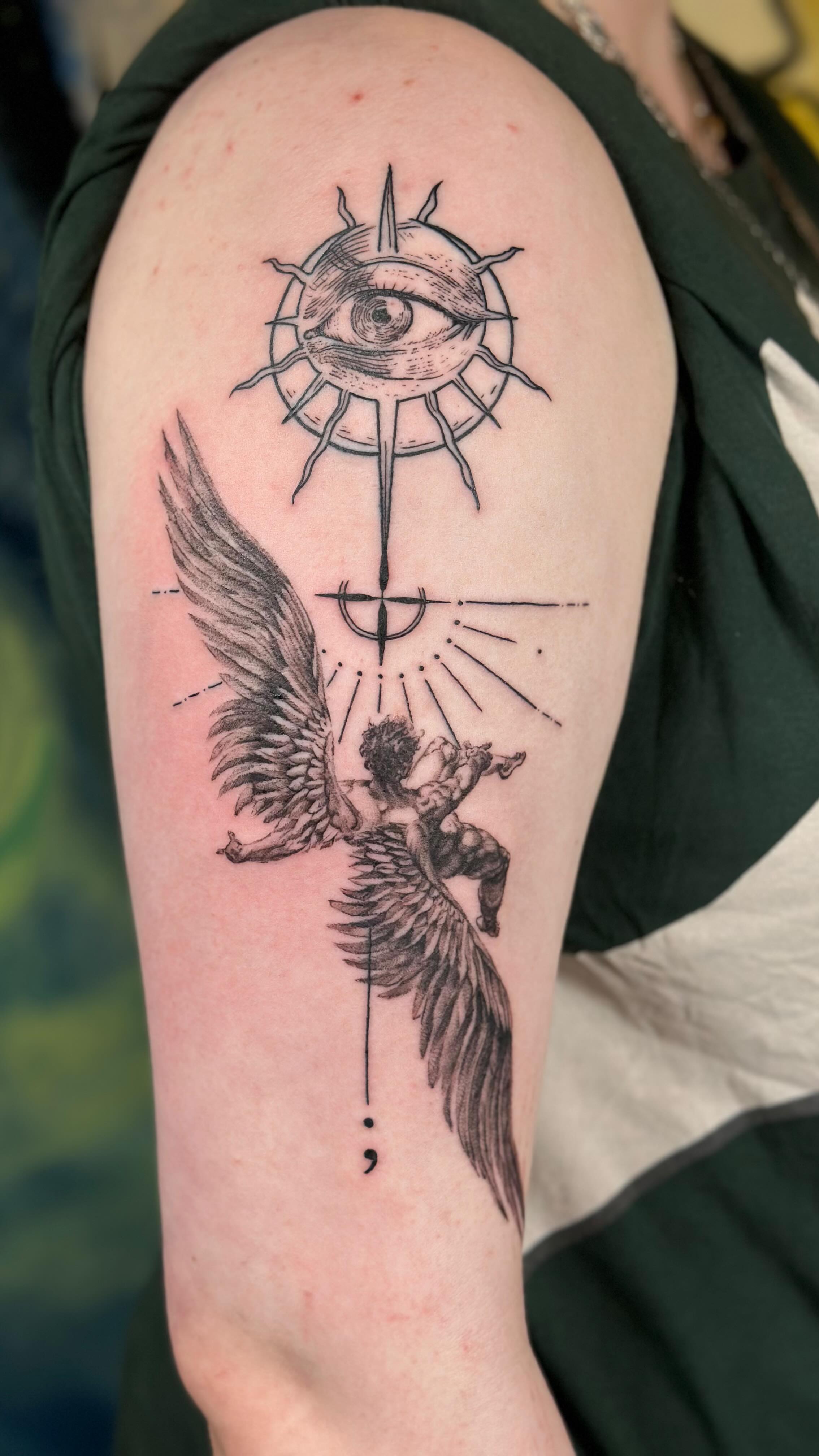 Thank you to my beautiful client for trusting me with their first tattoo 🤍
A tattoo full of meaning, emotion, and personal power. I’m so grateful to be part of this journey.🫶🥰