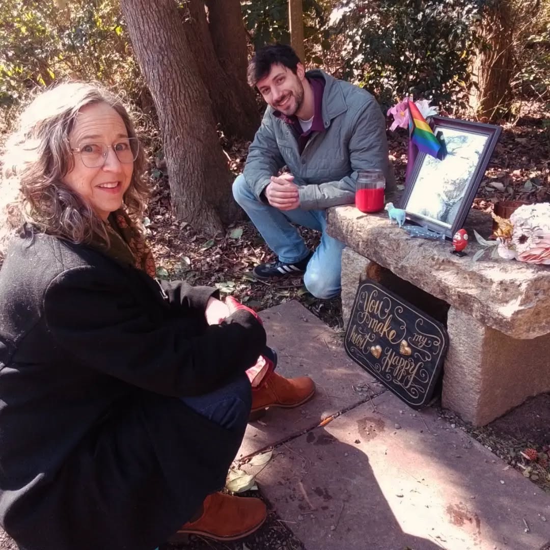 Filmmaking is just organized chaos!
The first scene of my latest film was originally set in a cemetery, however we just did not have the time to deal with red tape so I decided to make a memorial instead - with stuff I already had!
I had Brandon's headshot printed to put in the memorial but one of my tires was halfway flat so I was nervous about driving it to pick it up. My dear friend saved the day and took me there in the early morning and I just lyfted back home in time to clean it before the cast and crew came.
The day before the shoot, I went "location scouting" with @supriyaksinha and went down my neighborhood trail six mins from my place and found this special little spot.
It was way too perfect!
Then we had a little wrap party 🥰
Todd: @brandonny33
Dolly: @anastasia.maddox
#blessed #filmproduction #setlife #teamworkmakesthedreamwork #creativecollaboration