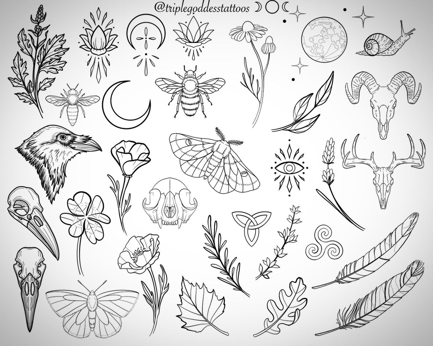 Me and my shop @papercranestudio will be doing Friday the 13th flash specials this Friday all day from 10 am-7 pm. It is a walk-in event, first come-first served, but when we form a line we will give you return times :). All tattoos are 2 ish inches, $80, for on arms and legs.
-
Come see me for my flash or my whole shop has really great offerings!
-
#triplegoddesstattoos #fridaythe13thtattoo #fridaythe13th