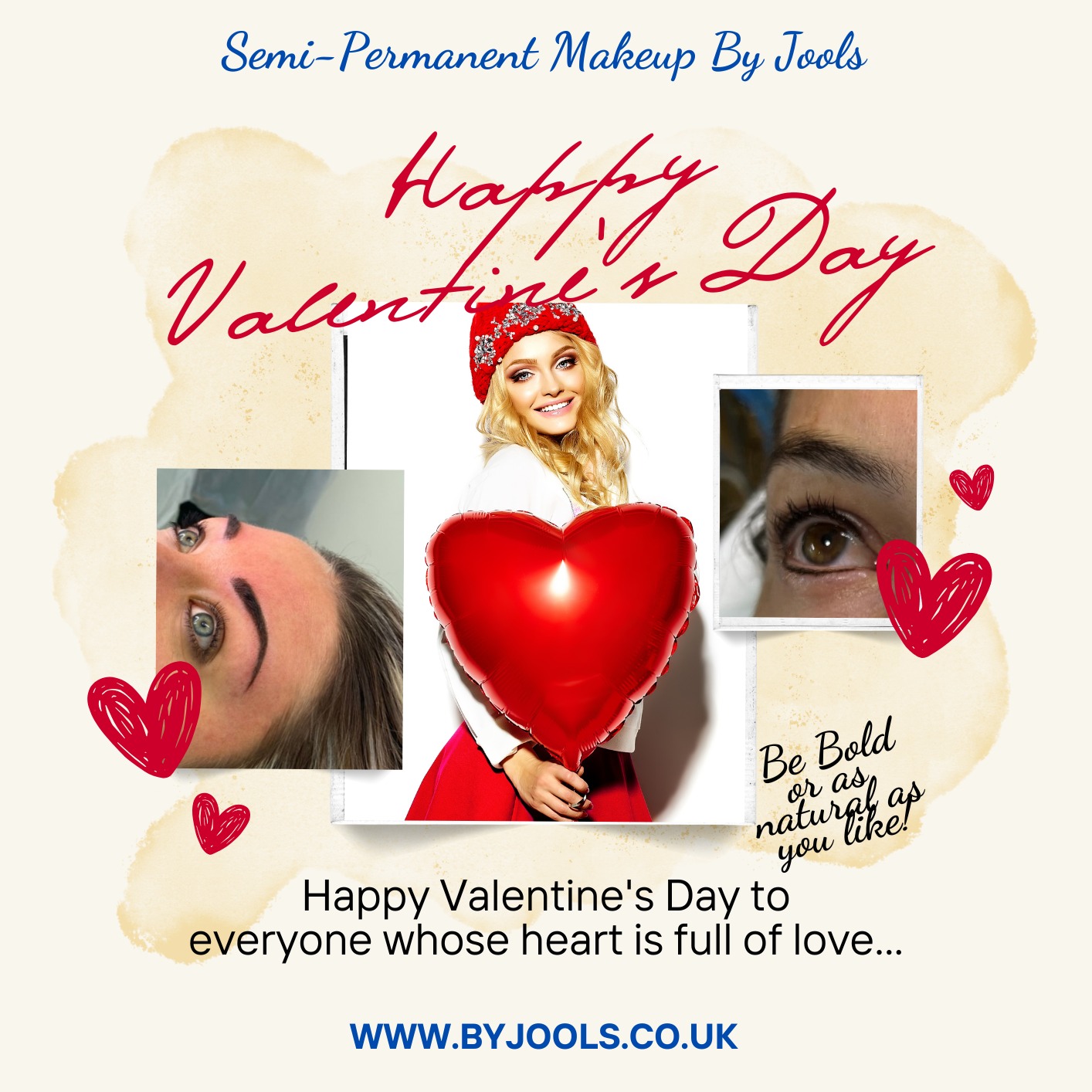 100% Stay-put Brow, Eye & Lip makeup. Natural but noticeable.
Stuck for a present? Gift vouchers available (can be hand delivered locally).
Vouchers can be for any amount and will be presented with a personal gift from @permanentmakeupbyjools
Book your FREE no obligation appointment now!
Fill in the form at www.ByJools.co.uk or call / WhatsApp 07714 294814
By Jools is a Council Approved business
-
-
-
#marlow #windsor #wooburngreen #cookham #henley #maidenhead #bourneend #highwycombe