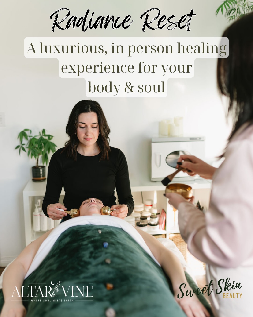 ✨ Radiance Reset ✨
A deeply restorative, two-practitioner experience designed to calm your nervous system, soften your body, and bring you back into alignment — inside and out.
This one-hour ritual is unlike anything else we offer. While Lauren guides you through a customized facial, Brooke works simultaneously to support deep relaxation and energetic balance. It’s grounding, nourishing, and incredibly calming from start to finish.
🕊 Offered only on March 9th & 30th (future dates available)
🕛 Available 12–4pm
💫 $180
This is a limited, intentional offering and must be booked by messaging us directly — it’s not available through online booking.
If you’ve been craving true rest, nervous system support, and radiant skin all in one experience… this is your sign 🤍
📸 by @fortestudios.photography