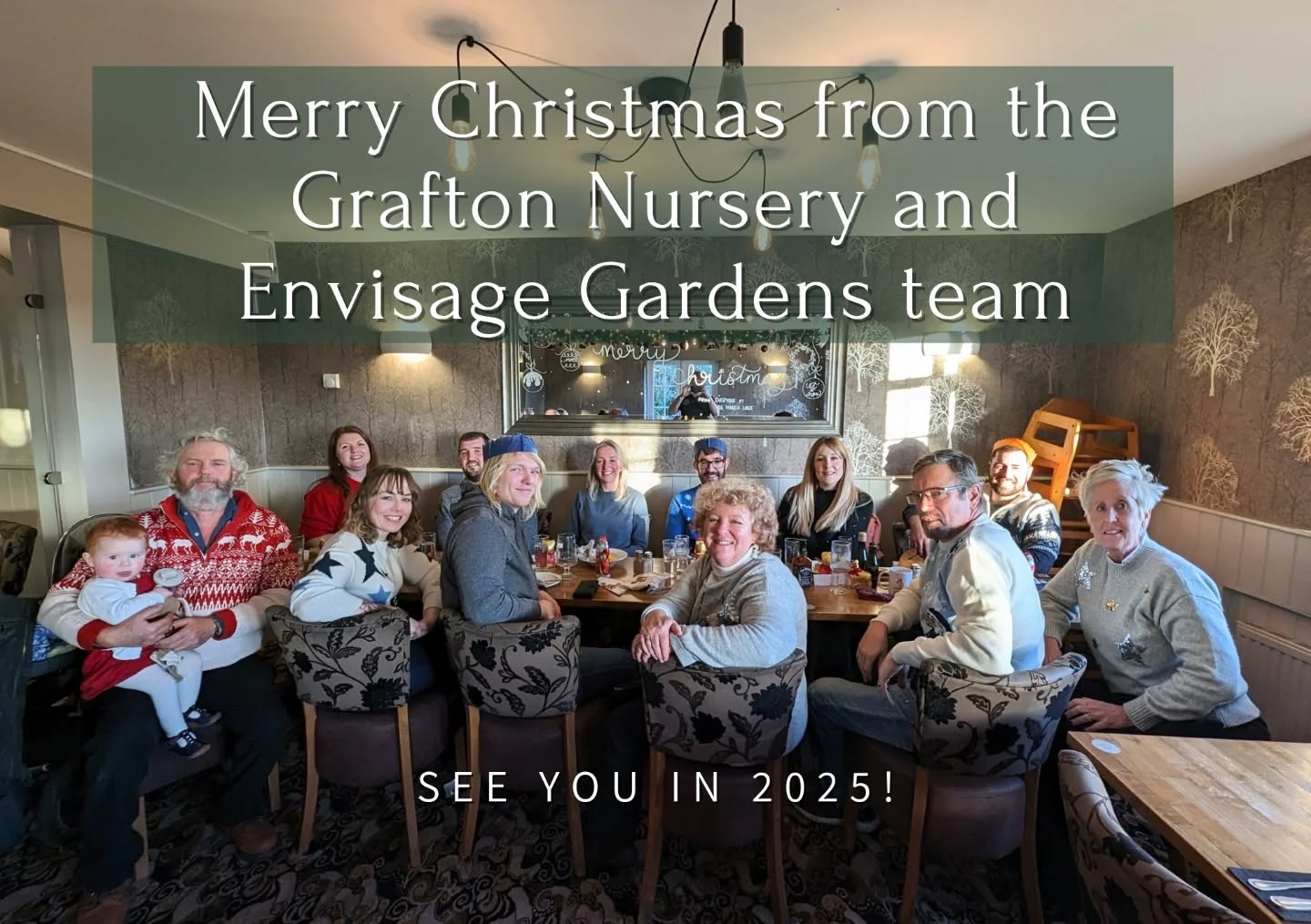 Merry Christmas from all of us at Grafton Nursery and Envisage Gardens!
After an amazingly busy year we'd like to say thank you to all of our clients, family, and team members for their ongoing support.
We have had the privilege of working on some amazing projects this year, so we're excited to see what 2025 has in store!
We hope you're enjoying the Christmas season and are taking a restful break. See you next year!
#EnvisageGardens
#WorcestershireGardenDesign
#DesignedByExpertsCreatedByCraftsmen