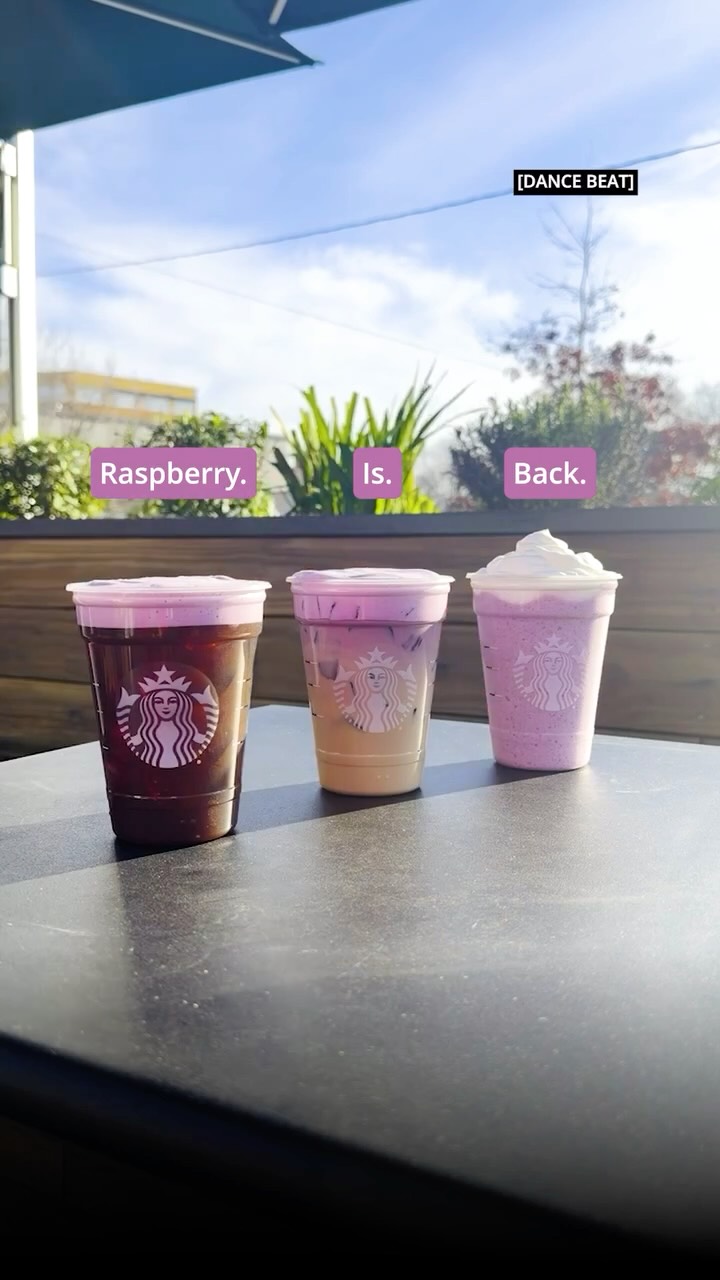 🍓✨ Feeing berry excited! Raspberry drinks are here at @starbucks! Sip the sweet, fruity magic and treat yourself today.
#StadiumPromenade #LetsEatOC #Starbucks #CoffeeLovers #RaspberryVibes