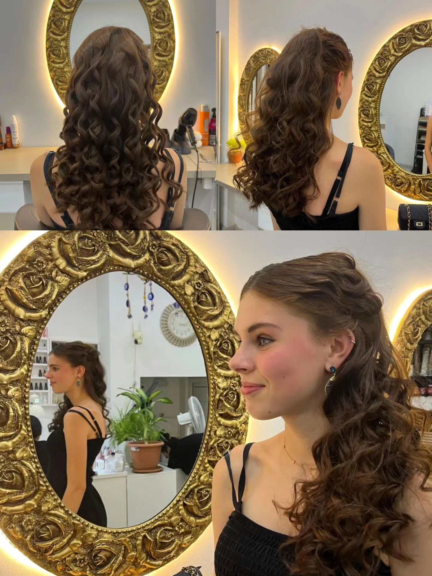 Hair styling, using various techniques according to different hair types and personal preferences, we help you reflect your personal style while making your hair more aesthetic and well-groomed, whether straight or wavy.
#hairdresserkusadasi
#kuşadası #efes#selçuk