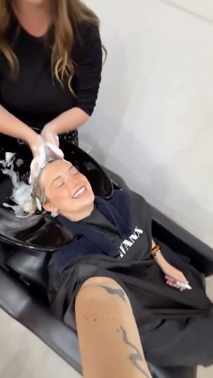 POV: you booked in for a little hair pamper and a lot of relaxation 💆♀️🤍