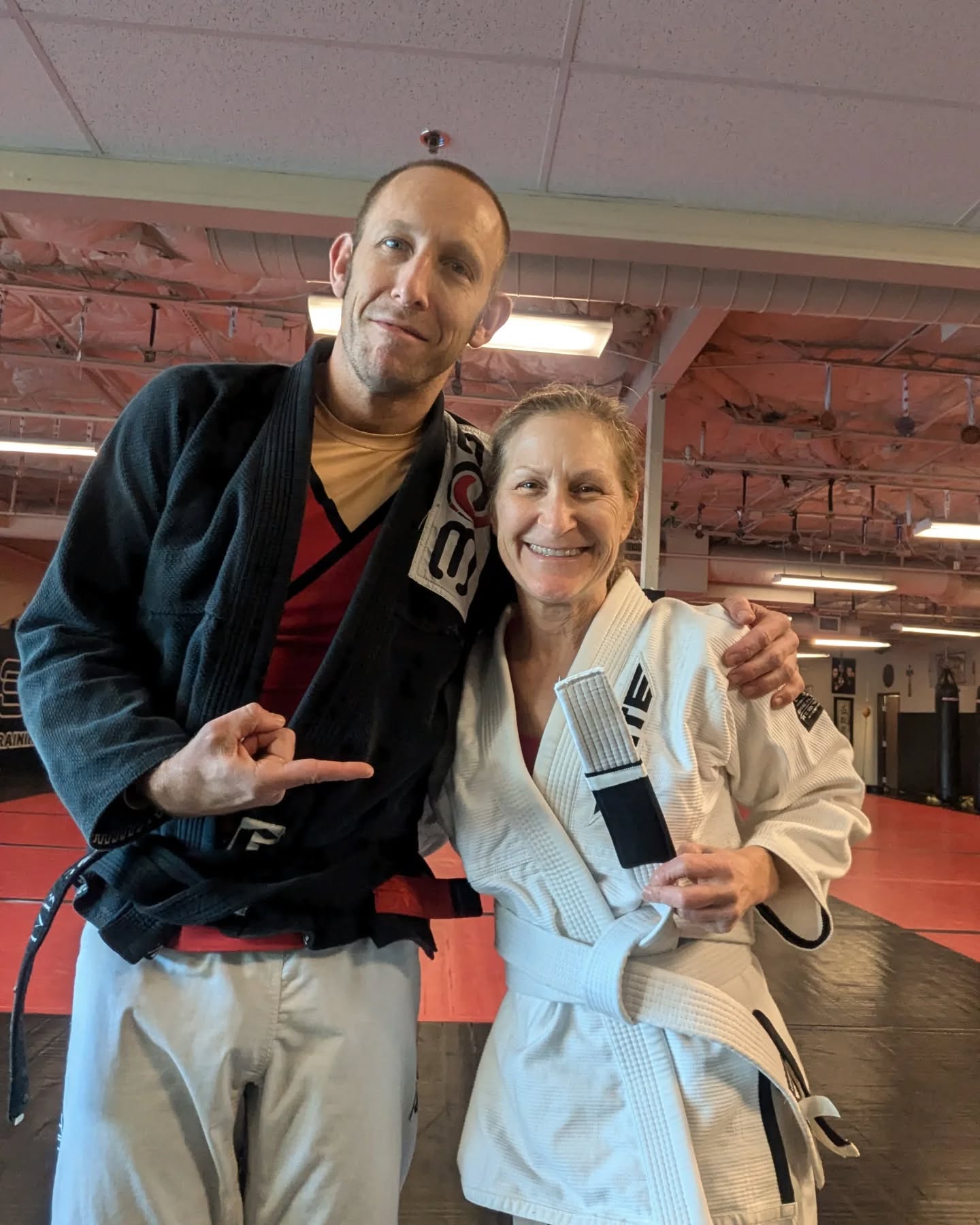 This champion graduated from self-defense lessons (striking, wrestling, and some basic Jiu-Jitsu) into Brazilian Jiu Jitsu private lessons. Inspirational! Thank you for letting me be your teacher.
#flowstate #traumainformed #selfdefense