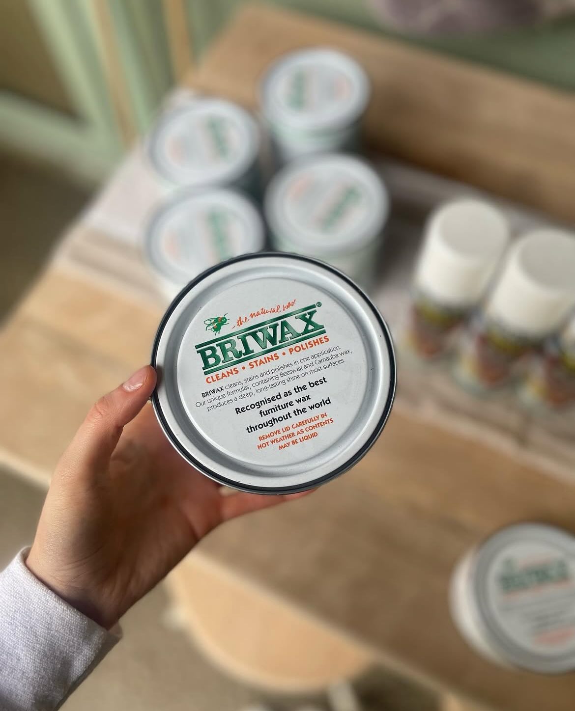 The restoration cupboard has had a restock today 🪜🪚⚒️
We restore and create a lot of stock ourselves, always reaching for supplies through the process. With that in mind we have a corner in the shop to offer the same to our customers.
Whether you have an item that needs a little work or a D.I.Y project we have a range of must need products: waxes, wood fillers, glue, wire wool, oils, sanding products, applicators and much more.
The brilliant Briwax is back on our shelf 🤩
We’re all done for today! Back open Friday morning. We’re off to restock the salvage tomorrow … stay tuned 👀
#restore #furniture #products #briwax #restockday