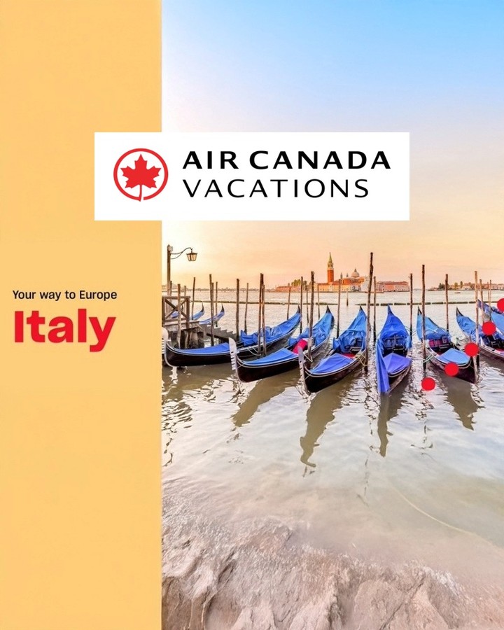 Italy Tour Packages from $3,149 CAD | Rail & Self-Drive Tours | March 2026 Departures
⏰ If Italy has been calling your name—Renaissance art in Florence, ancient ruins in Rome, Venetian canals, Tuscan hillsides—Air Canada Vacations just released three distinct spring itineraries that make it happen. These Italy tour packages range from $3,149 to $3,819 CAD per person and deliver comprehensive experiences combining flights from Toronto, 3-star accommodations, high-speed rail tickets or rental cars, daily breakfast, and those "More Moments" food and wine experiences that define... Check it out! https://www.rfr.bz/ic9d85d