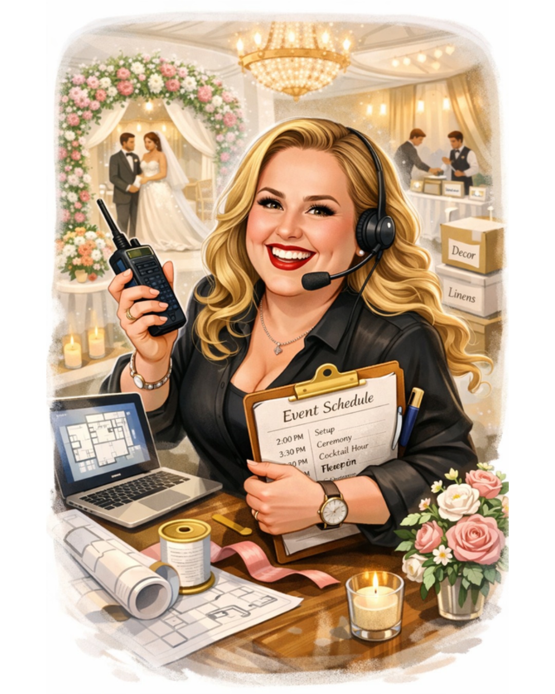 “Create a caricature picture of me and my job based off everything you know about me.” 👩🏽💻💍✨
Of course ChatGPT said: wedding + event planner, professional makeup artist, and multi-business owner who basically lives in timelines, color palettes, and coffee. Accurate 😂 (Also, peep the watches on BOTH arms?!)
Had to jump on this trend because it’s such a fun reminder that while what we do is serious, we don’t always have to be. There’s room for play, personality, and a little bit of caricature in this industry too.
If ChatGPT drew *your* job as a caricature, what would it look like? Post yours in the comments! 🎨
#ascendanceproductions #weddingplannerlife #eventplanner #womeninbusiness #chatgpt