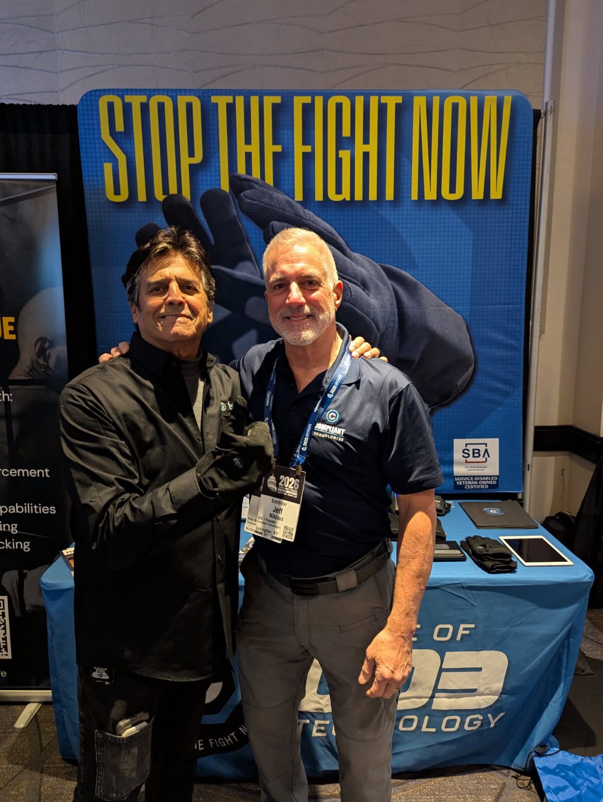 With Eric Estrada at the NSA in Washington, DC Winter Conference.
We have several more national and regional events lined up for the month of February. Be sure to follow along as we post more updates.