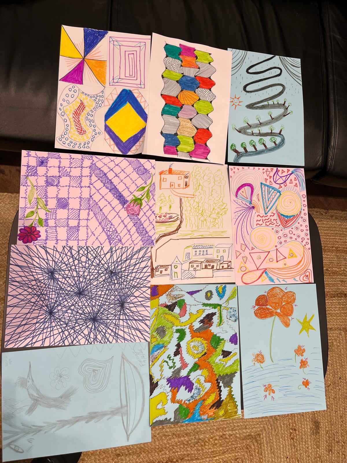 Arts & Crafts at the Women’s Hub 🎨
This time our theme was Doodle Art —
start with a dot and let your hand flow through lines, circles and squares.
No rules. No pressure. Just curiosity and freedom.
What emerged was truly inspiring ✨
So much creativity, expression and hidden talent — each piece unique, each story different.
A reminder that when we let go and trust the process, something beautiful always finds its way onto the page 💛
#ForWomenCIC #ArtsAndCrafts #DoodleArt #CreativeWellbeing #womencreativity