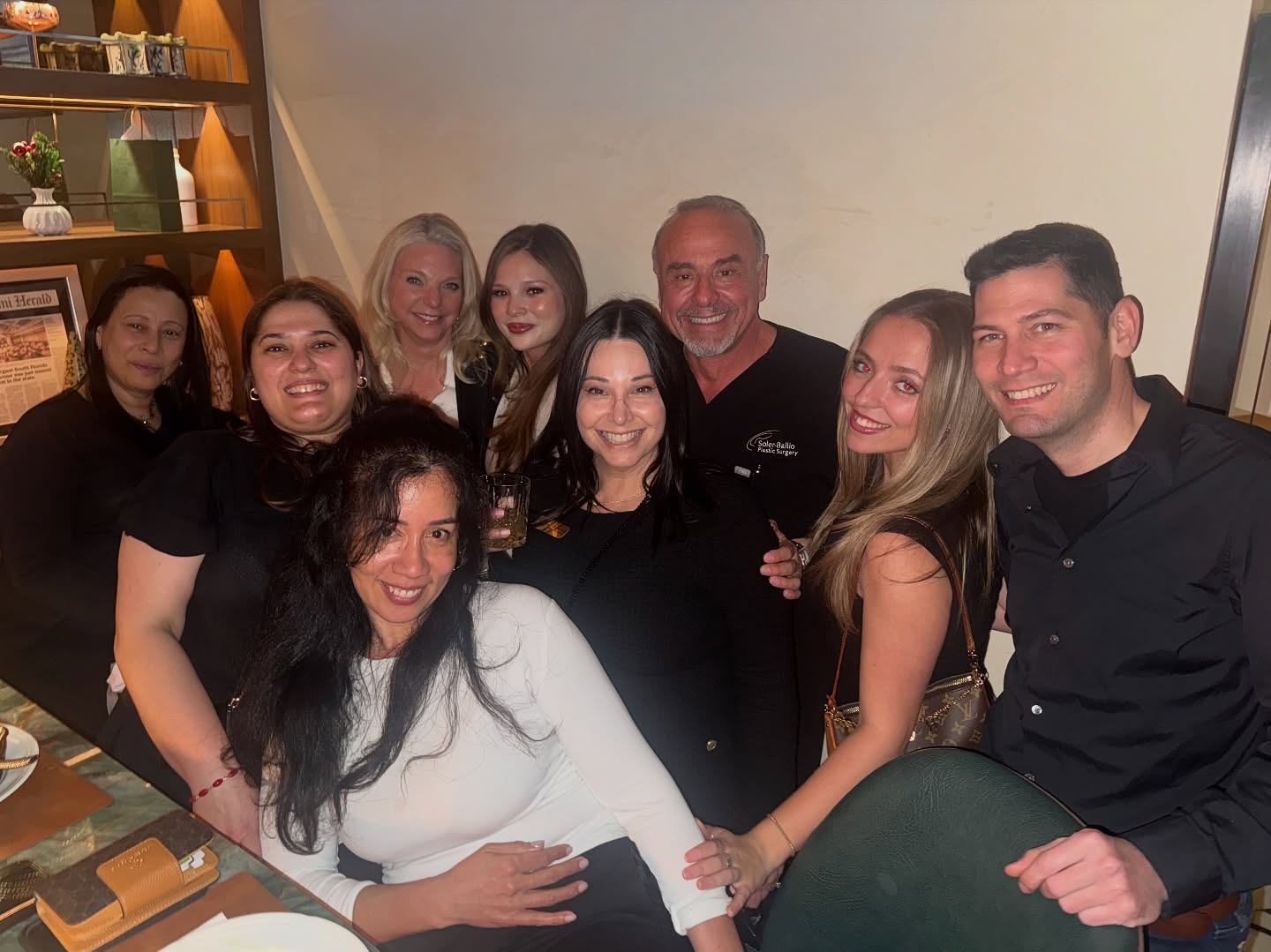 Surrounded by love and celebrating love ❤️ Cheers to our dream team — because teamwork really does make the dream work. Thanks, @danielsmiami, for the good food and great drinks!