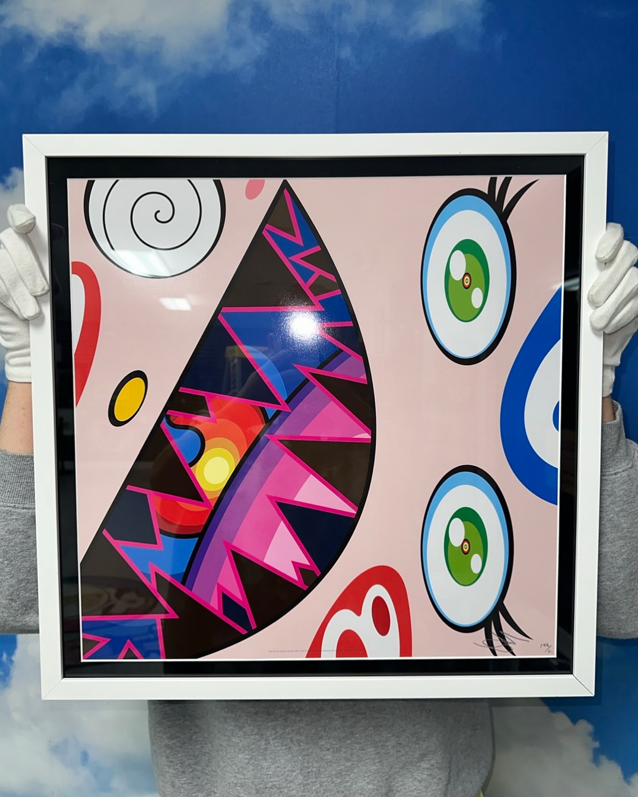 Takashi Murakami @takashipom @kaikaikikigallery
‘We are the jocular clan (7)’
Custom Framed behind Museum Quality Glass
Available for purchase and on display at High Society in Oxford MS!
@highsociety.oxford