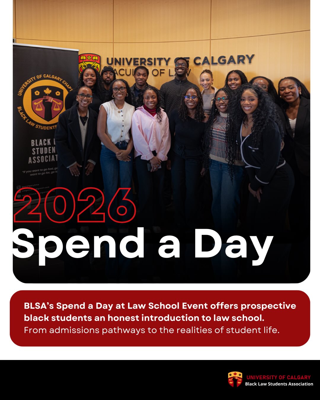 Last week, we hosted our 2026 Spend a Day at Law School event.
Prospective students sat in on real law school classes and joined a candid panel discussion about admissions and the realities of law school life. Thank you to the @ucalgarylaw for welcoming us into their classrooms, and to Diyana, Ntcha, and our student panelists for making the day possible.
We’re excited to continue creating space for honest conversations about the path to law school.