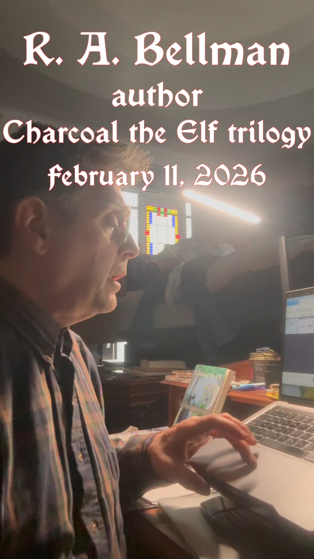 Bellson audio EXPORTED! HOORAY!!! The long-awaited audiobook for Charcoal the Elf - Book Two: DOWN BELOW is in the can and will soon be available on Audible, Spotify and other platforms - 21 voice actors playing over 40 roles - Like a movie with no visual. YOU'LL LOVE IT!
