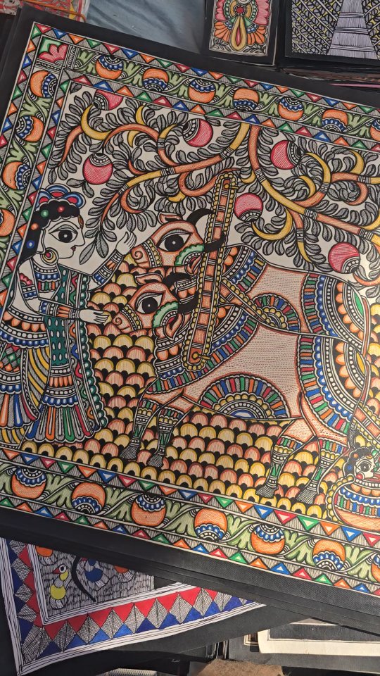 ✨ तत्त्वदर्शनम् — Vision of Truth ✨
At Vishvakrit Vastu Painting, our तत्त्वदर्शनम् creation is designed to awaken clarity and elevate the energetic harmony of your space.
🌅 Best placed in the east or southeast, this artwork channels positive vibrations in alignment with Vastu principles.
🎨 Crafted with precision, it blends philosophical depth with aesthetic elegance, inspiring balance, wisdom, and well-being.
Invite the transformative power of truth into your surroundings—an artwork that not only beautifies but also aligns energies for success and serenity.
🔆 Experience तत्त्वदर्शनम् — where art becomes insight, and insight becomes light.
Size : 22x30
Handmade Madhubani Painting
For order DM on +919266886221
#VastuArt #SpiritualHarmony #VisionOfTruth #Vishvakrit #SacredSpaces EnergyAlignment VishvakritVastuPainting