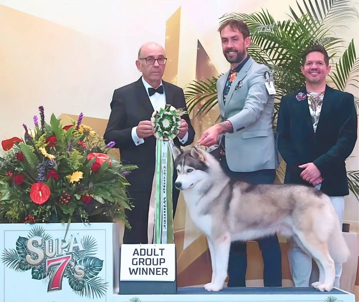 Winner of the Working Group @ the prestigious Eastern Districts Kennel Club Supa 7s invitational.
Judge: Peter Frost 🇦🇺
MBIS MBISS SP CH INT CH Hightower's Knoxville Cowboy with SpiritKeeper JM KUSA NAT. Dog '25 Nat. Working '24'25 ZAW '24'25 CGC br
Owned by: Duane Riley & Warren Craig Sim
Bred by: Guido Schäfer
Photo: Mariliza Steenkamp