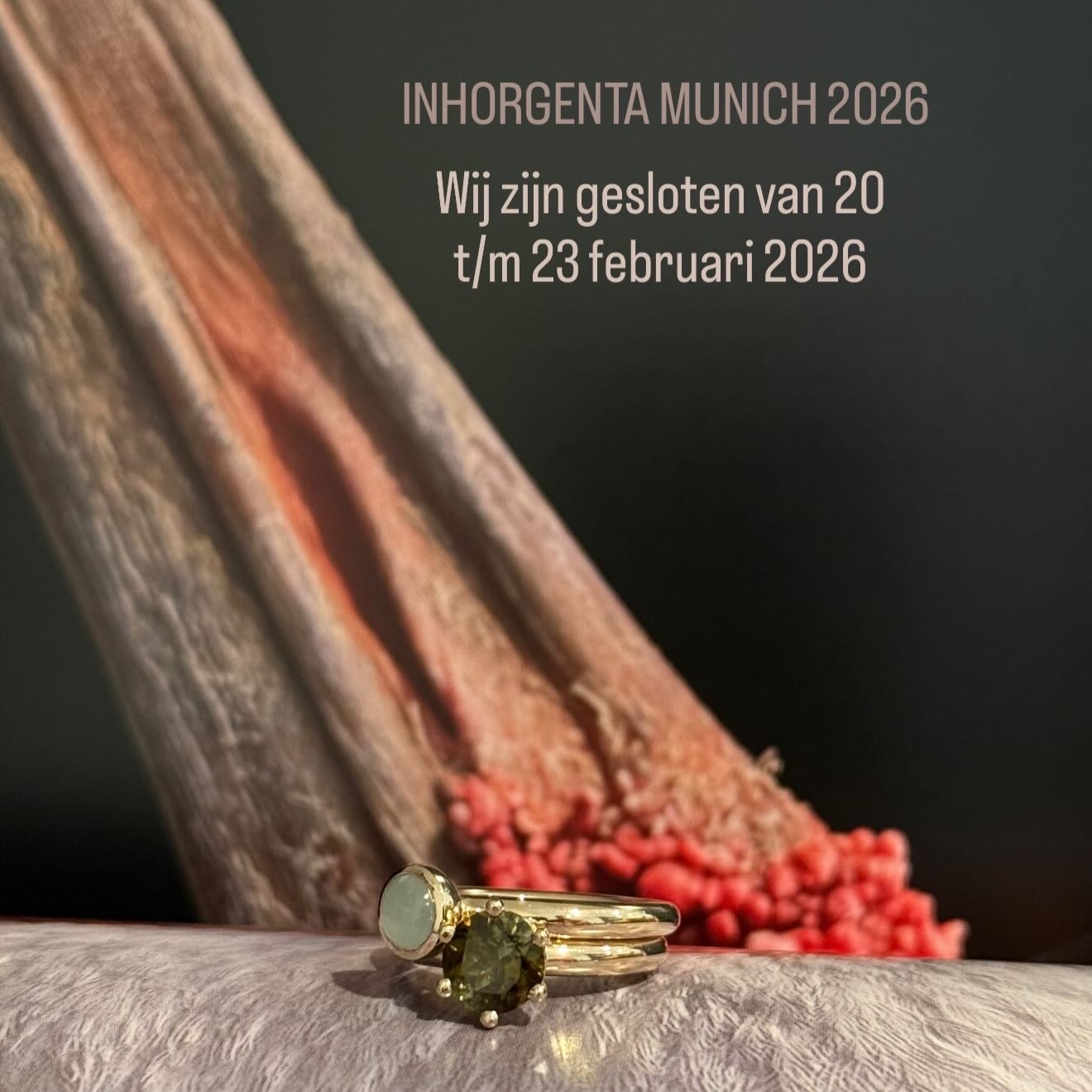 Een paar dagen op Inhorgenta Munich om inspiratie op te doen en onze collecties te verdiepen.
Ons atelier is gesloten van 20 t/m 23 februari.
Dank voor je begrip — vanaf 24 februari werken we weer met volle aandacht verder.
#nobiliasieradenatelier #inhorgenta #jewelrytradefair #atelier #ambacht goudsmeden