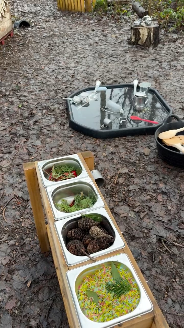 Our cold winter themed sessions were a hit this week
🧊 Chocolate bananas on the fire
🧊Snowman printing
🧊 Winter potions
🧊 Mud kitchens and water play
And lots more fun!
Join us this Saturday 24th January for our Squirrel themed Saturday Special 🐿️ We will be making our own squirrel tails, hunting for acorns and seeing if we can be as agile as squirrels! 🐿️ Book online to join us www.nature-bugs.co.uk