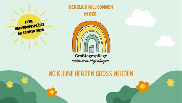 Herzlich Willkommen in unserer Großtagespflege! 💜
Hier seht ihr kleine Einblicke in unsere tägliche pädagogische Arbeit und unseren gemeinsamen Alltag.
📍 Standort: 26219 Bösel-Petersdorf
🌈 Schreibt uns eine Nachricht oder ruft an - wir freuen uns, euch kennenzulernen!
❗️Wir haben freie Betreuungsplätze ab Sommer 2026.
#großtagespflege #kindertagespflege #kinder #kinderbetreuung #kleineentdecker