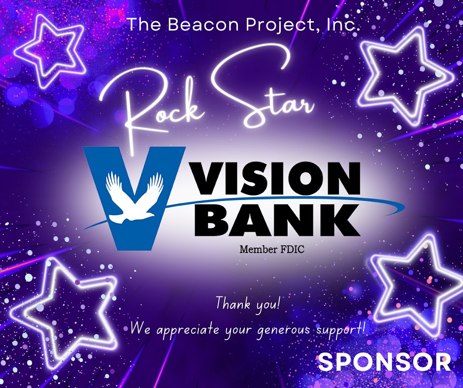 Thank you @visionbankok Vision Bank - Norman, OK for your generous support and sponsorship! We appreciate you! #RockStarSponsor #AllStarsTalentShow #thebeaconproject #thankyouforyoursupport #SponsorSpotlight