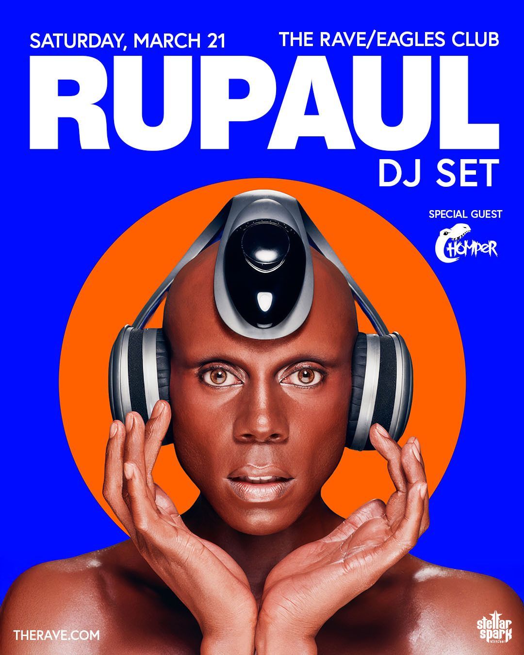 SUPPORT ADDED: LOCAL LOVE 💜 Milwaukee's own @Chomperofficial is joining the party with @rupaulofficial on March 21st! Get ready for an ICONIC night 💅✨ This is going to be everything and more 🔥