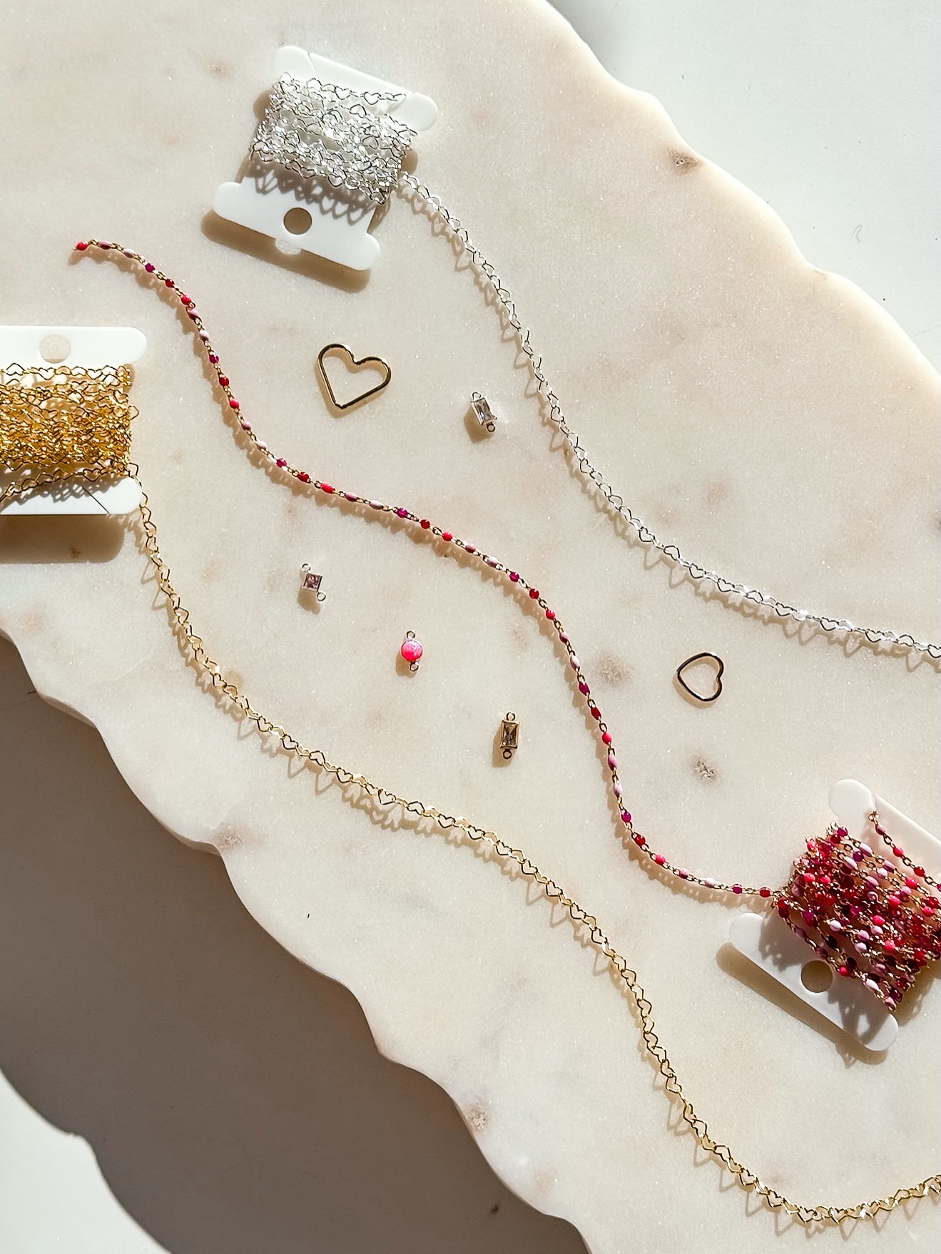 New chains just in time for Valentine’s Day! 💕Make an appointment at saltedsilverma.com or drop in Saturday 11-5 @shopcalico!