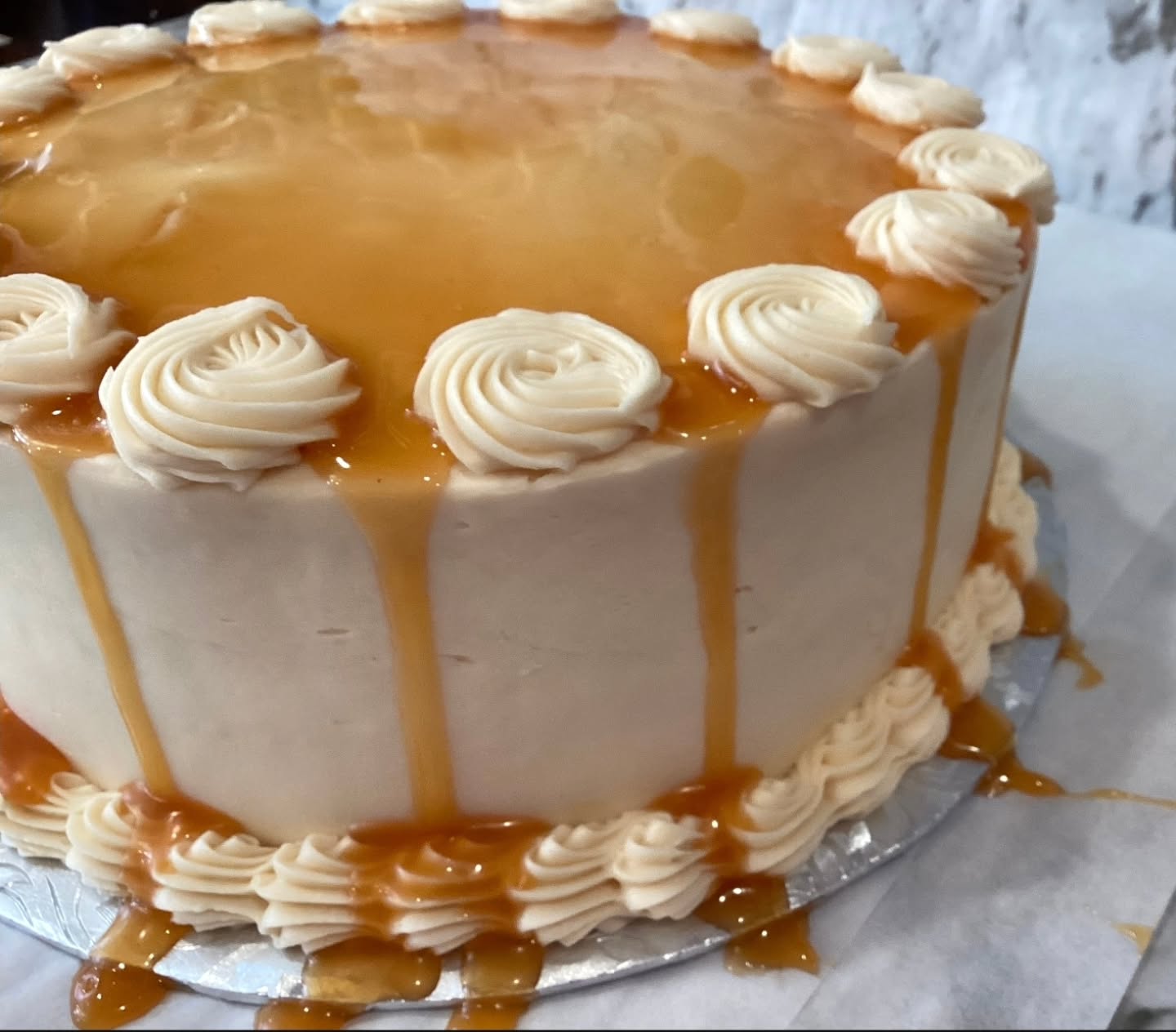 Salted Caramel Custom Cake 🥰
