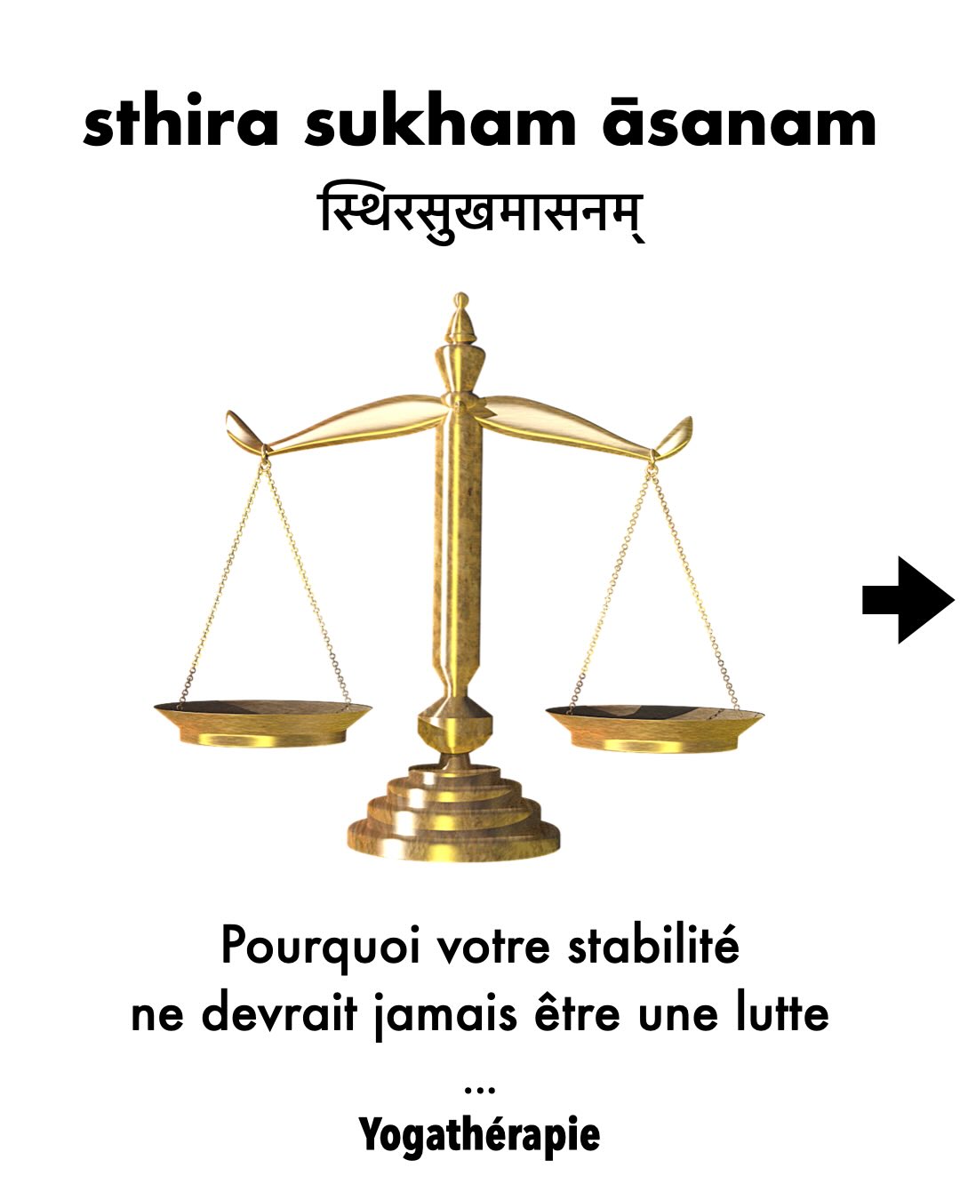 Sthira Sukham Āsanam :
Et si on arrêtait de lutter contre soi-même ? ✨
On nous a souvent appris que pour être « stable » en Yoga, il fallait gainer, serrer, verrouiller.
Mais la sagesse millénaire des Yoga Sutras nous dit tout autre chose.
Il y a 2000 ans, les textes de Patanjali définissaient la posture par l’équilibre de deux forces :
1 Sthira : La fermeté, la stabilité.
2 Sukha : L’aisance, la douceur, le souffle libre.
Le problème ? Dans la quête de stabilité, on sacrifie souvent l’aisance. On crée une armure musculaire qui nous protège en apparence, mais qui nous asphyxie de l’intérieur. 🛡️❌
Chez les Chercheurs en Mouvement, nous explorons une autre voie : L’aplomb.
Grâce à la biotenségrité, nous apprenons à laisser notre structure osseuse porter le poids. Résultat ? Le corps devient stable comme un pilier (Sthira) tout en restant libre et léger comme un souffle (Sukha).
Ce n’est plus une lutte contre la gravité, c’est une danse avec elle. ⚖️🌬️
📖 Envie d’aller plus loin ?
🎓 Pratiquer & Se former : Retrouvez toutes nos dates de stages et notre formation à la Yogathérapie posturale directement sur notre site.
👇 Dites-nous en commentaire : Ressentez-vous parfois cette « lutte » pour tenir vos postures ?
#YogaSutras #SthiraSukha #Patanjali #YogaTherapie #cathetsergeyoga