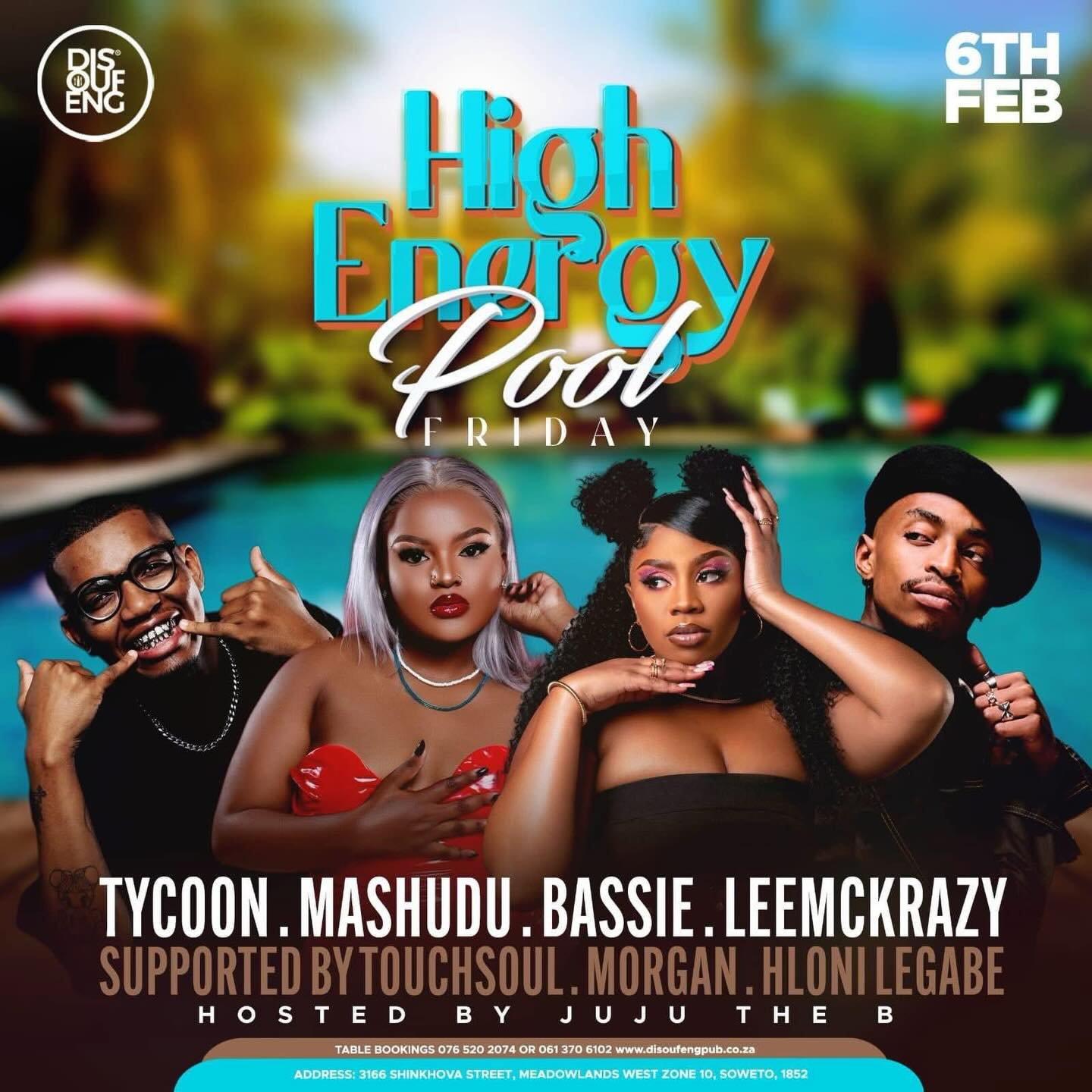 “What’s that ONE song you always request on a Friday night?” 🎶🔥
High Energy Friday loading… 👏🏼🥂🍾💃
🏊 Pool vibes from 12PM
🍻 Bar specials till 8PM
Pull up. Turn up. Repeat.
#HighEnergyFriday #BestUrbanLifestyle #VoteDisoufengPub