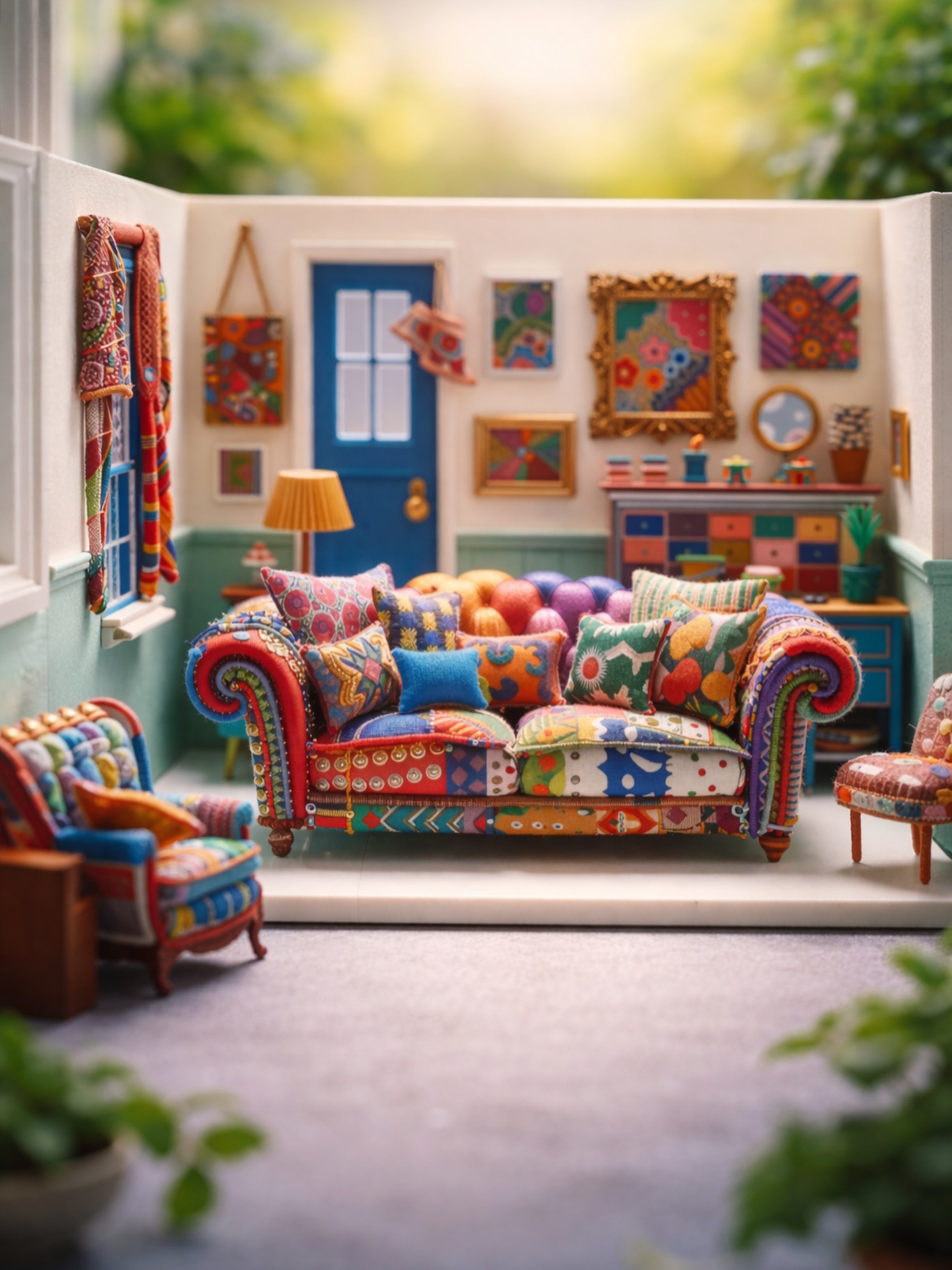A tiny room with BIG personality: this Iris Apfel–inspired miniature sofa diorama is pure maximalist joy—patchwork, bold color, and micro-details everywhere. 🧵✨ I wrote a full breakdown (plus DIY tips) on the blog—hit the link in bio!
#miniature #miniatures #diorama #dollhouseminiatures #maximalism smallworldminiatures