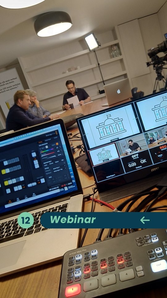 𝗞𝗲𝗻𝗻𝗶𝘀 𝘃𝗮𝗻𝗼𝗽 𝗮𝗳𝘀𝘁𝗮𝗻𝗱
Throwback nr. 12 uit 25 jaar Ingeblikt: 𝘸𝘦𝘣𝘪𝘯𝘢𝘳
Kennis delen op afstand? Een presentatie geven voor een wereldwijd publiek? Dan zijn webinars onmisbaar. Deze throwback toont hoe we al jaren expertise helpen delen, online en op eigen tempo.
#25jaarIngeblikt #throwback #videoproductie #webinar
