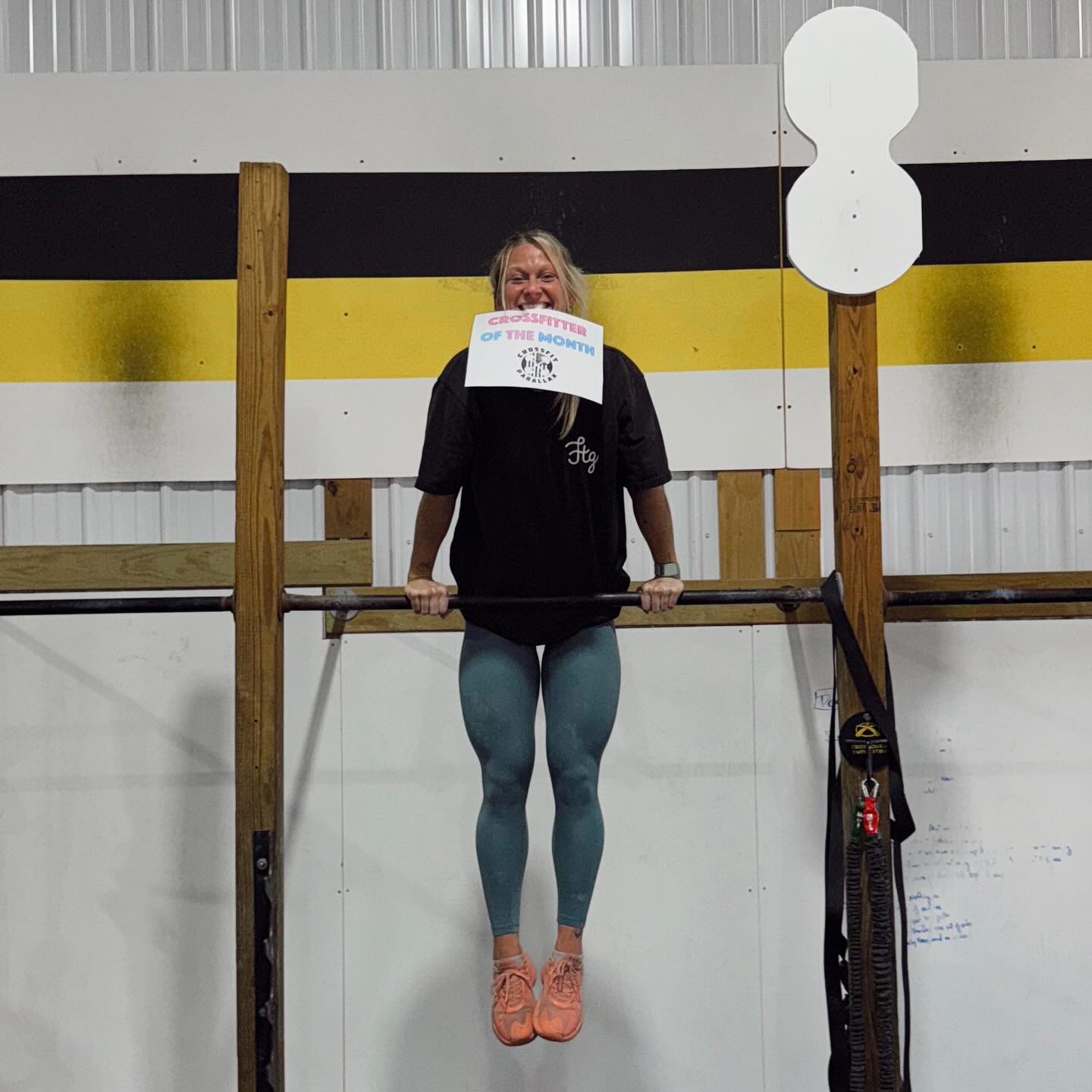 Our newest crossfiter of the month goes to…
Sami Barnett 👏🏻
Sami has a warm and positive attitude and shows up every day ready to attack the assignment. Sami has also been very supportive to others around her, even those she just met!
Thanks for bringing the positivity to the scene @sami__barnett , keep setting a great example !