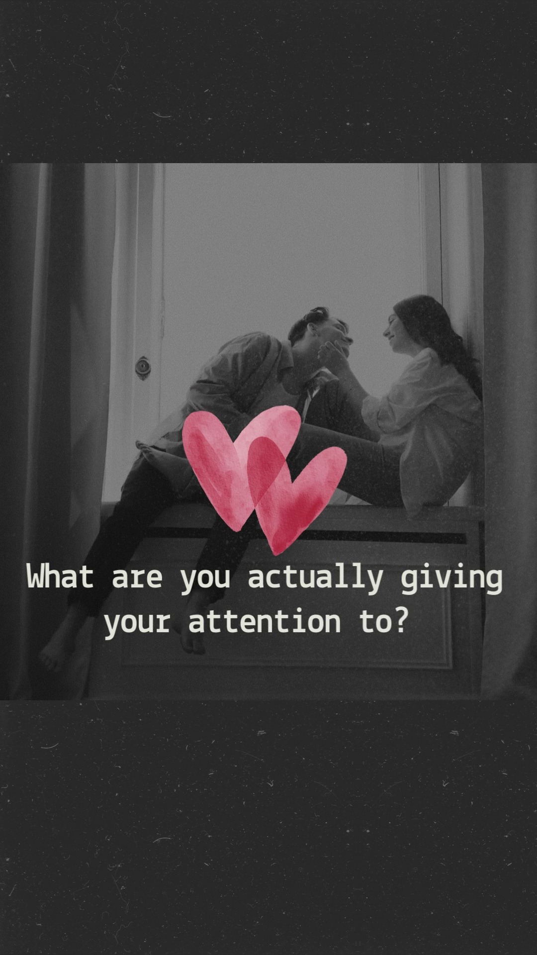 This isn't just about romantic love. When did you last give a friend your full, undivided attention? A parent? A sibling? Yourself?
We often confuse "being in the room" with being present. But real intimacy isn't found in grand gestures; it's found in the quiet moments where you aren't multitasking.
It's the eye contact. The phone face down on the table. The willingness to sit with someone without distraction.
Whether you are celebrating this weekend or just catching up with a friend, give them your full attention. No agenda, no half-presence. Just be there. It’s rarer than it should be, and people feel the difference.
#VMAPsych #FocusFriday #MindfulLiving #Relationships #DigitalDetox