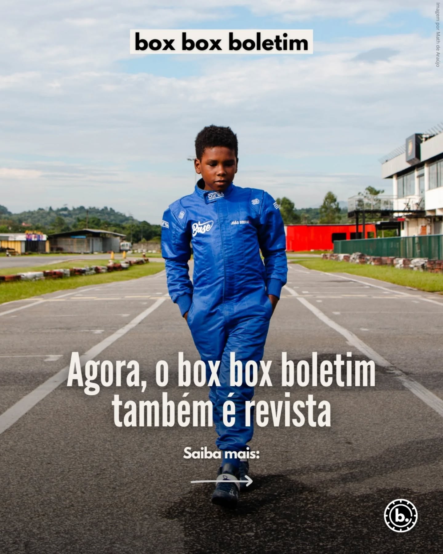 Novidade no box box boletim❕️
Amanhã (10/02), será lançada a primeira edição da revista do box box boletim , de forma digital e gratuita. 🏎
Para mais informações, acompanhe o @boxboxboletim 🏁