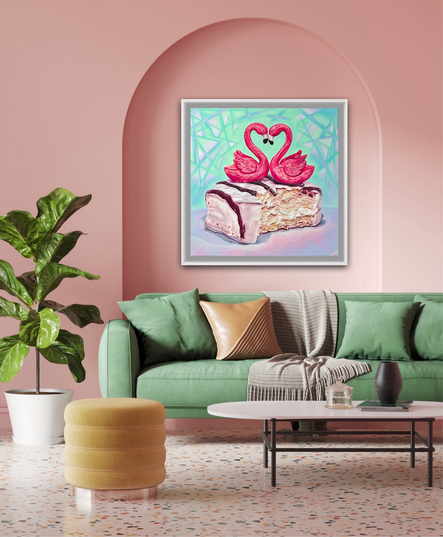 I have exciting news! I’m so proud to announce that my original textured watercolor painting, “Flaming O” has SOLD!
But just in time for Valentines Day, YOU can now get prints through my etsy shop, at Artisans in The LOOP & Green Door Art Gallery! Available for $35 for a 12 inch or $20 for an 8 inch. We can also arrange for local pick up. Hit me up!
Link to Etsy in my bio or visit: https://alexjohnmeyerart.etsy.com/listing/4452042661 #flamingo #zebracake #stlartist #texturedpainting @greendoorartgallery @artisans_in_the_loop