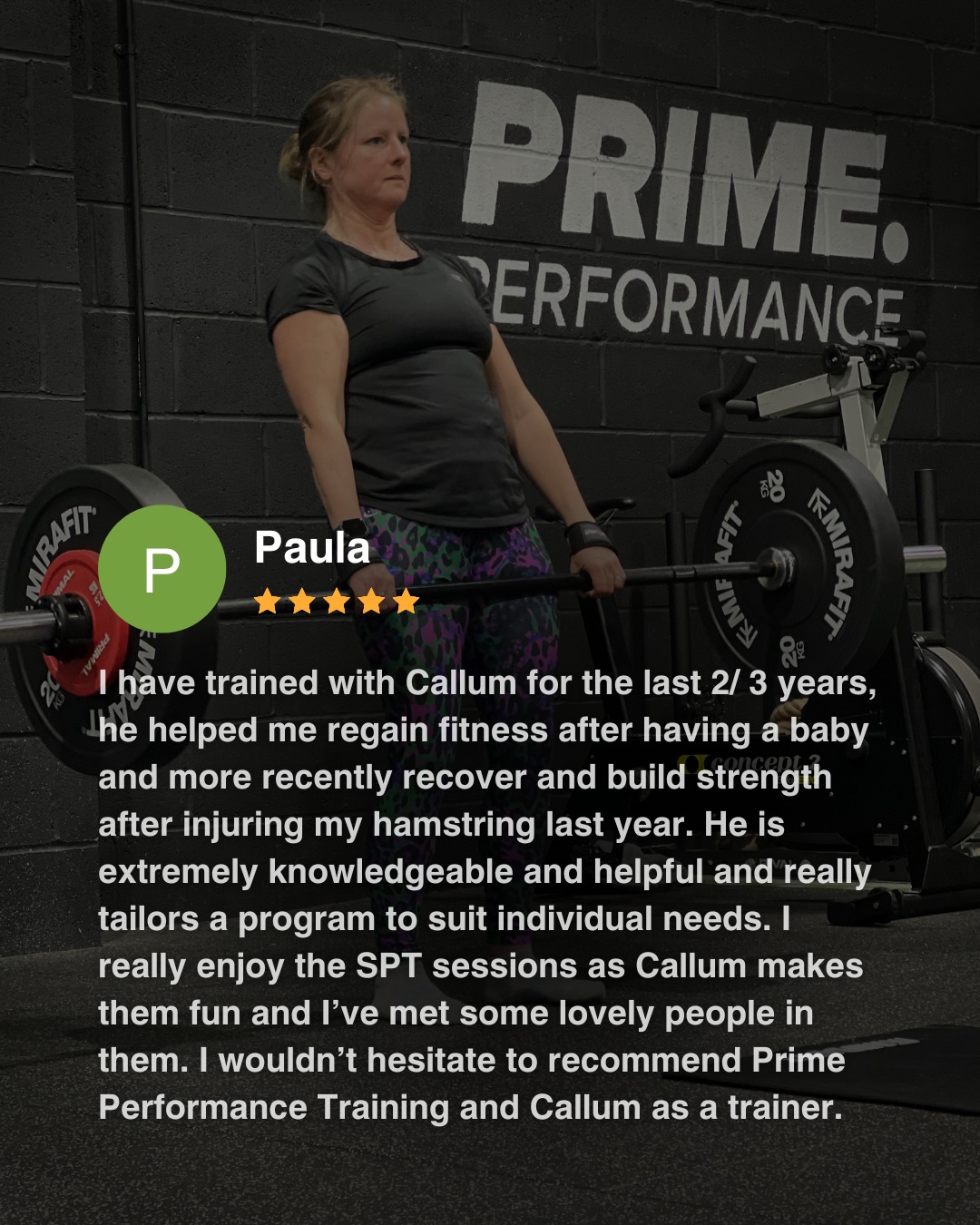 Feedback like this is what makes my job fulfilling. Grateful to do what I love with people I truly enjoy working with.
Shoutout to Paula for the kind words 😇
#ClientReview #Gym #GymTraining #StrengthTraining #FunctionalFitness #DoSomethingBetter