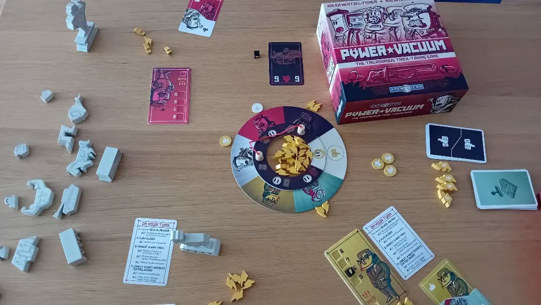 To reduce screen time & increase family time at home, I've been delving into the expanding world of economic board games as a fun way to teach/learn economics!
---
You can find my evolving playlist of Econ boardgames on my YouTube channel @ https://www.youtube.com/@EZNOMICS
---
I recently received my Kickstarter backer copy of Power Vacuum: the Treasonous Trick-Taking Game by Malachi Ray Rempen of @keenbeanstudio .
As an IB economics educator, I was attracted to the game because the Kickstarter campaign information and game dynamics reminded me of the political economics book The Dictator's Handbook: Why Bad Behavior is Almost Always Good Politics by Bruce Bueno de Mezquita and Alastair Smith.
Here is the Kickstarter campaign information by Keen Bean Studio:
"Making FUN of Autocrats gives us POWER!
"... which is why we made: Power Vacuum: The Treasonous Trick-Taking Game
"Great News! The Supreme Vacuum is Dead!
"Now ... which one of you scheming, conniving, no-good ministers will seize power next!
"If you like:
"* Trick-taking card games
"* Feeling clever and sneaky
"* Building a big ol' statue to your greatness
"* Accusing your toaster of high treason
"* Puns
"... then ... you'll probably like this game!"
---
I've been playing the game this week with my family. So soon, I'll post videos on the channel on the following topics: unboxing, game setup, game run-through, and how the game links to aspects of economic theoretical thought. Stay tuned!
---
#tabletopvibes #boardgamegeek #boardgames #boardgamecommunity #tabletopgames #cardgames #imperfectinformation #powervacuum #keenbeanstudio #tabletopgaming #boardgamer #boardgamephotography #juegosdemesa #jeuxdesociete #giochidatavolo #brettspiele #gametheory #economicboardgames #eurogames #eurogame #eurogamer #iloveboardgames #cardgame #tricktaking #boardgamenight #gamenight #boardgame #boardgamecollection #boardgameaddict #boardgamenerd