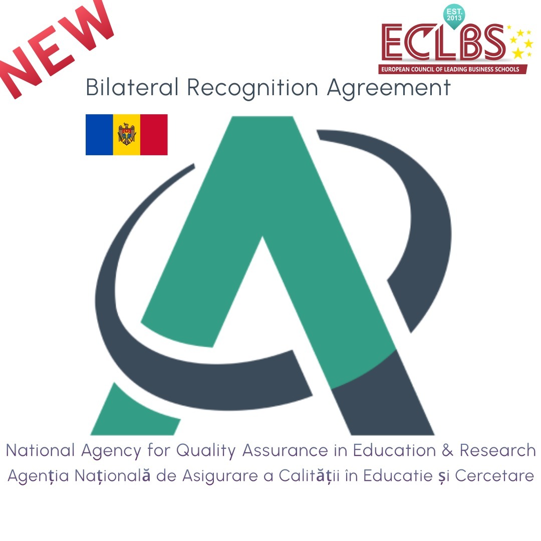 A Bilateral Recognition Agreement has been established with the National Agency for Quality Assurance in Education and Research (ANACEC), a governmental body overseeing both further and higher education in Moldova. https://www.eclbs.eu/anacec