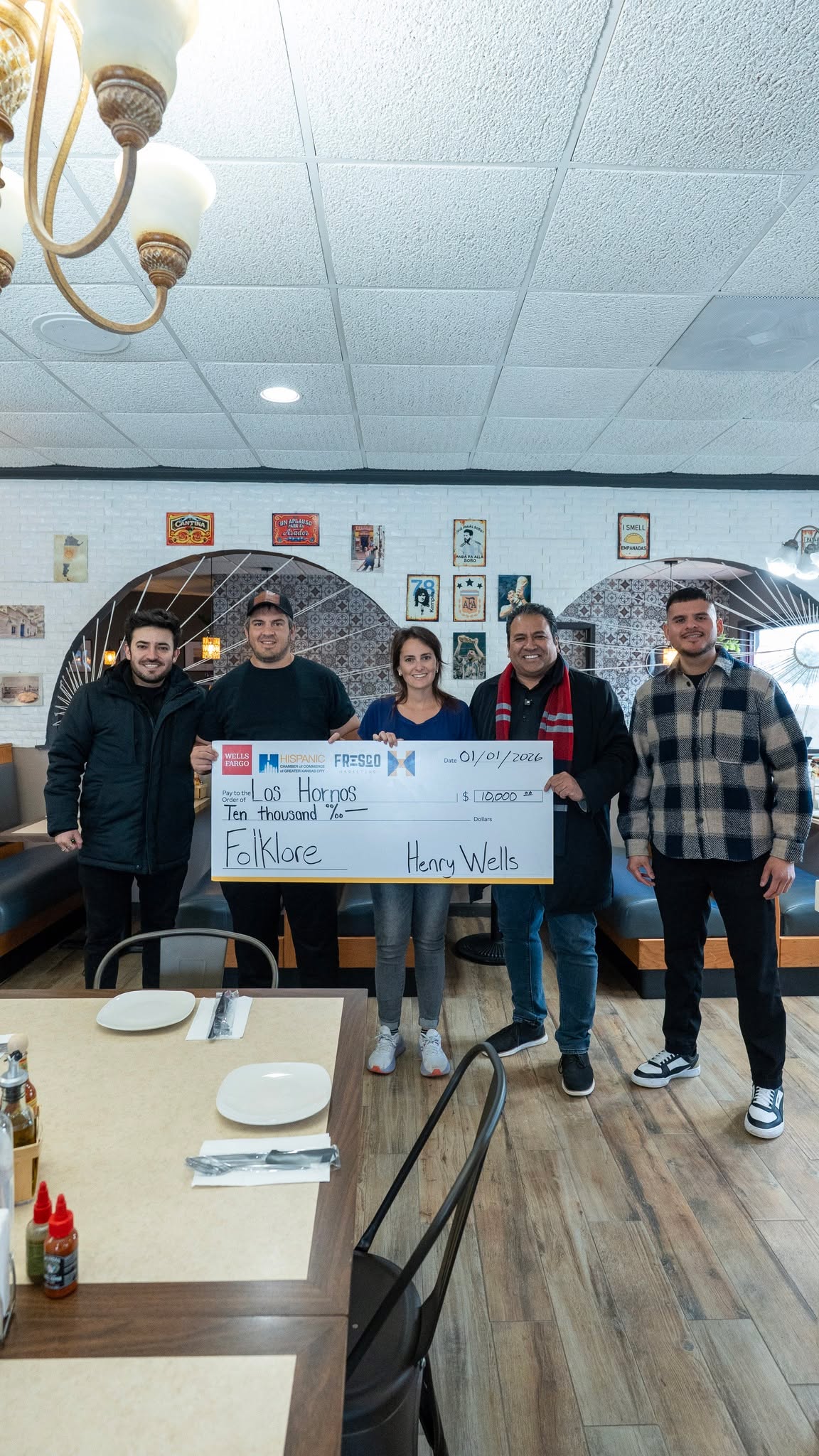 Folklore Grant presented by @wellsfargo
Grant recipient #4 - @loshornos.kc
#befresco #folklore #kansascity 🦩